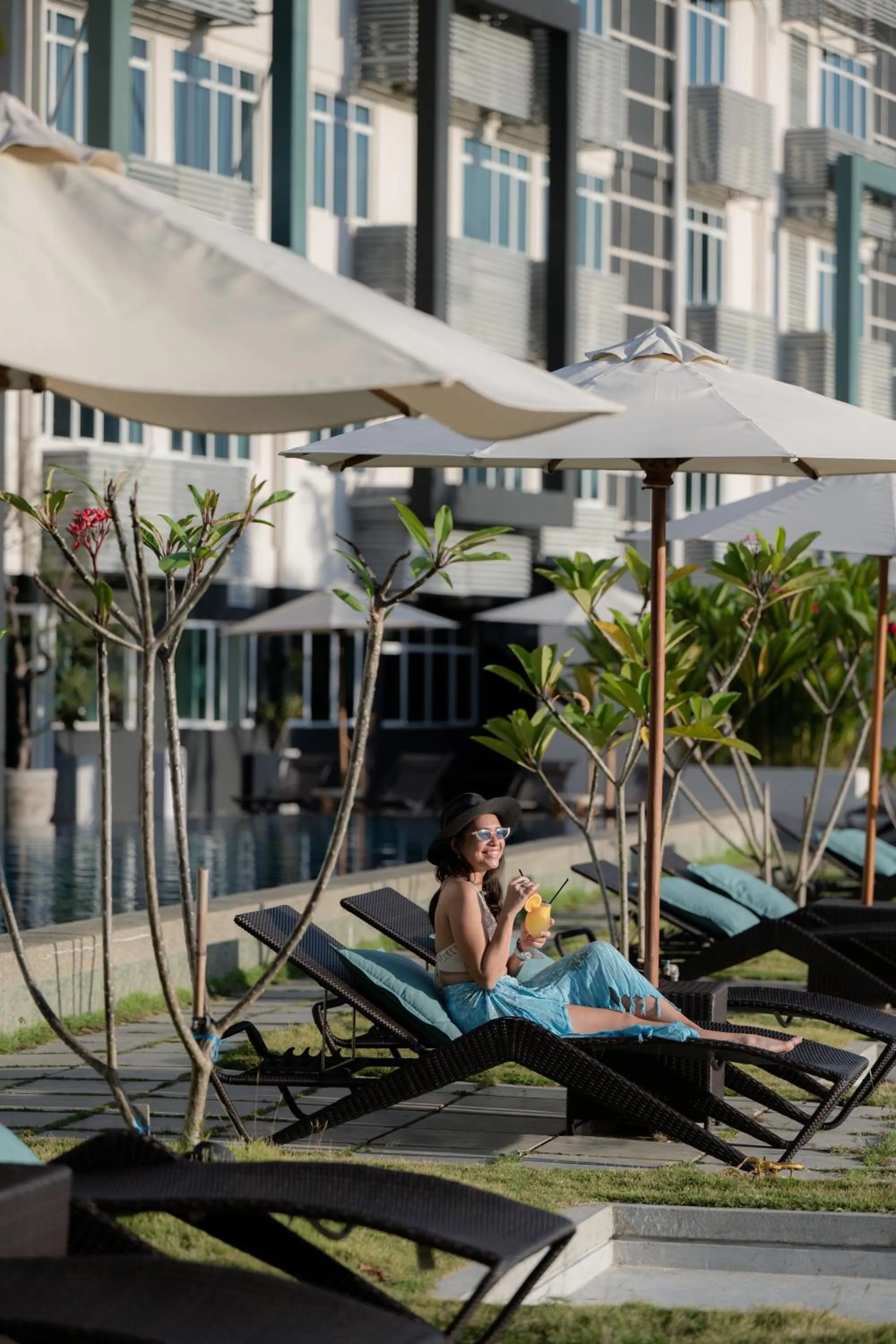 Pool view in The Bayou Hotel Langkawi