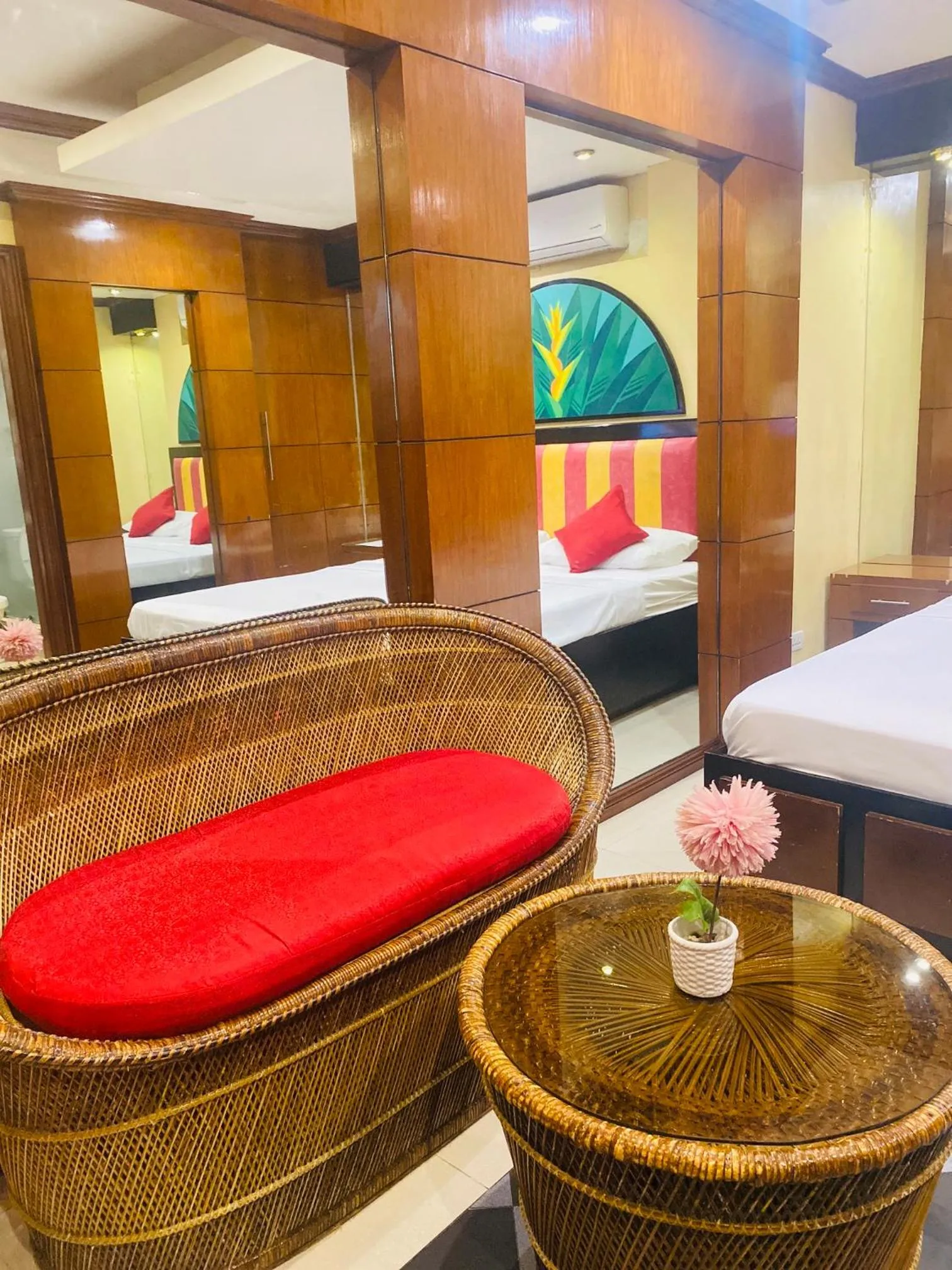 Bed in Fields Palace Hotel