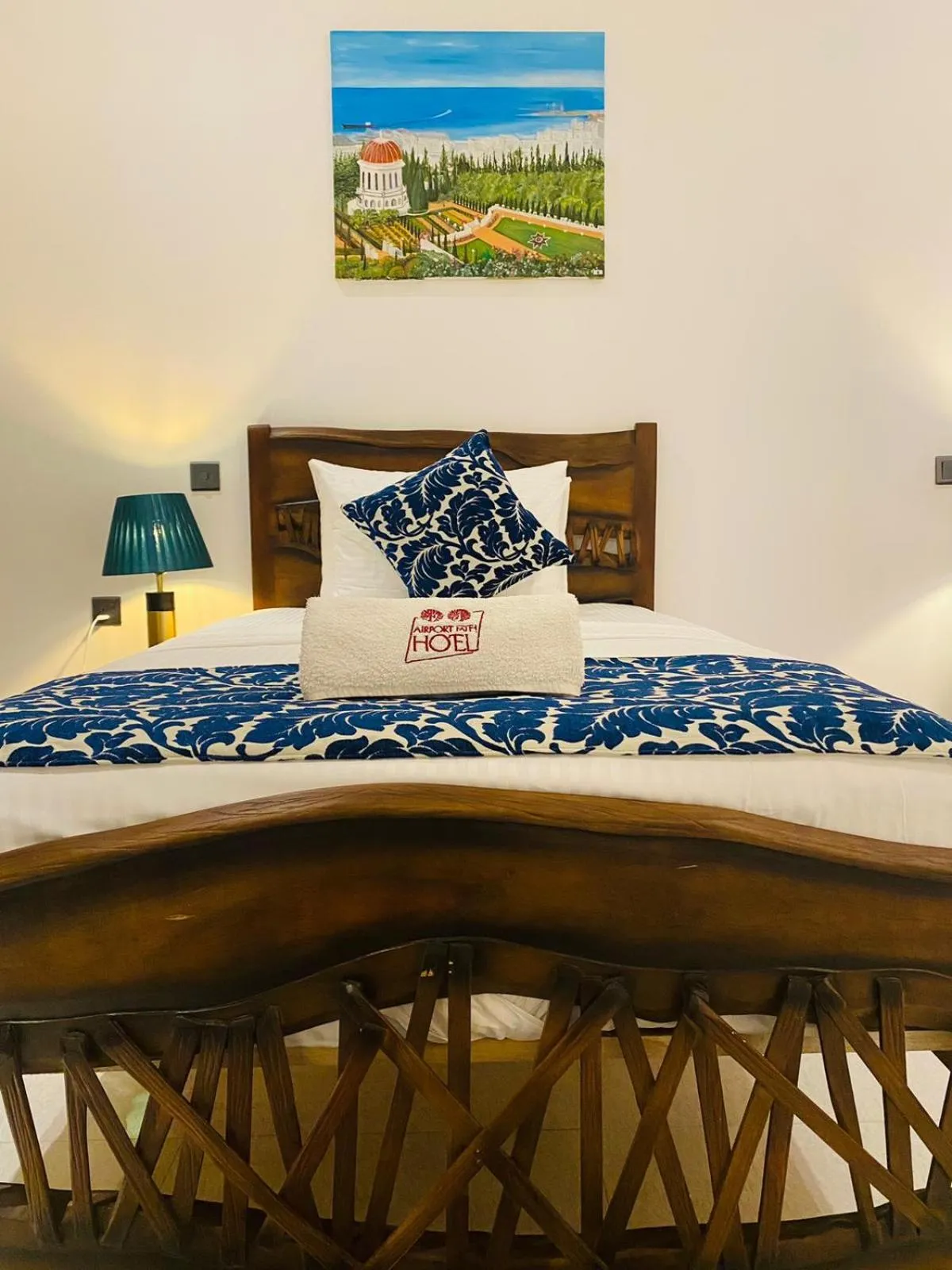 Bed in Airport Faith Hotel