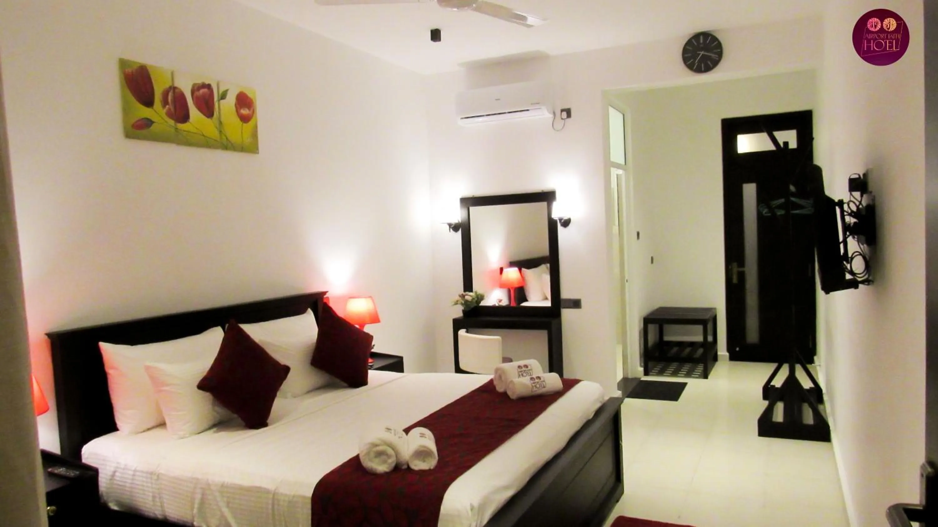 Bed in Airport Faith Hotel