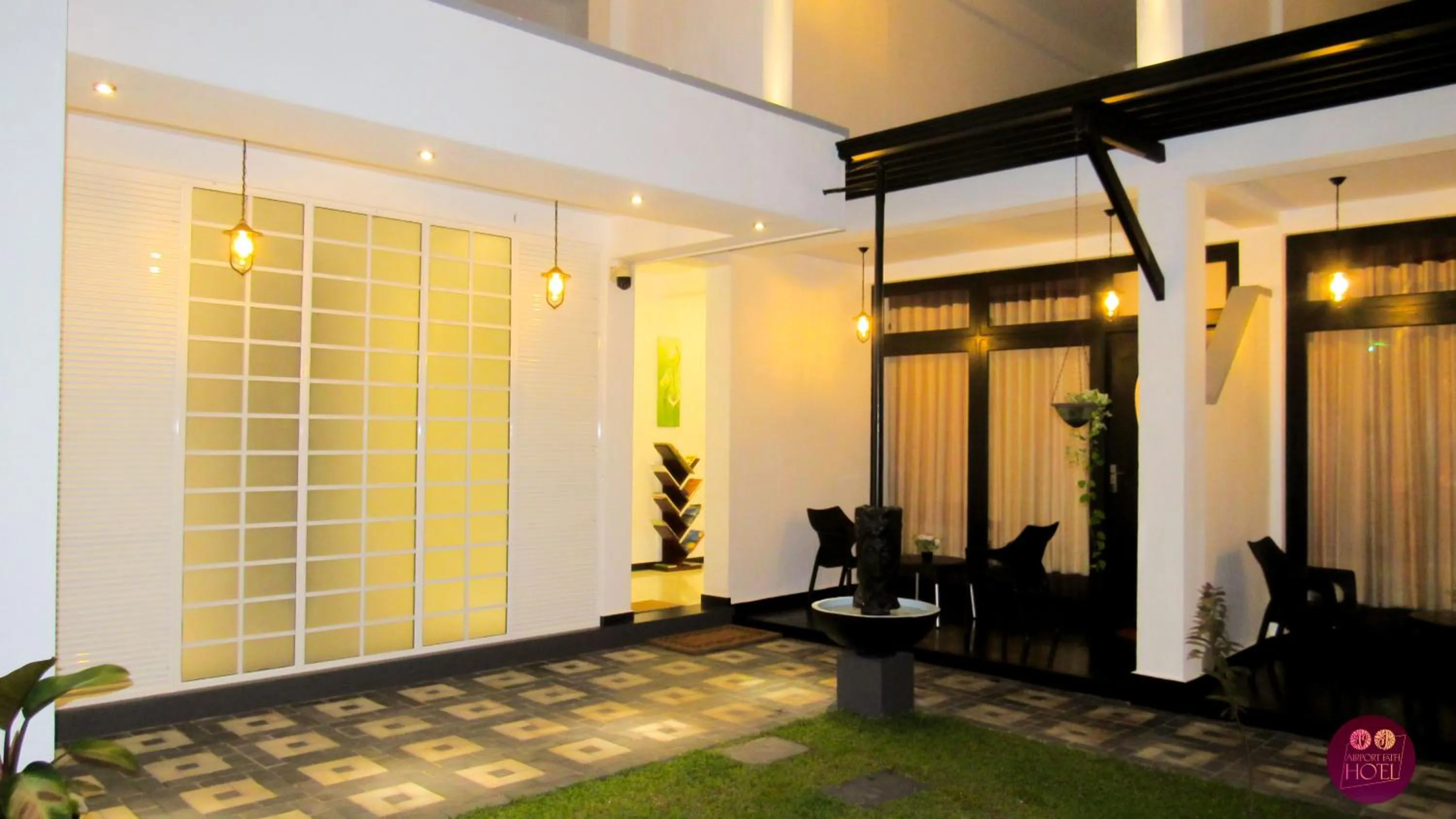 Garden view in Airport Faith Hotel