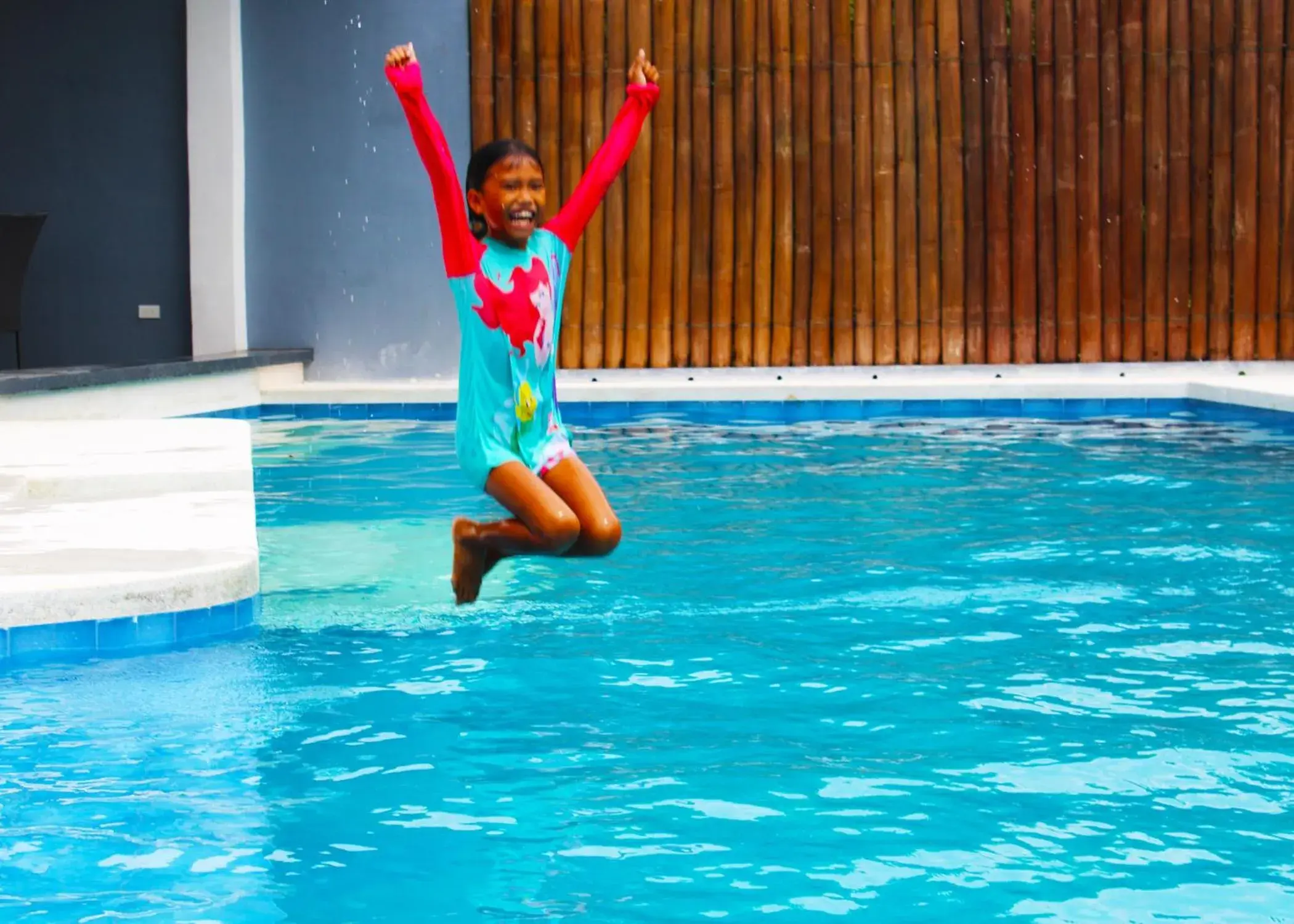 Swimming pool in Malipaj Apartments Swimming pool in Malipaj Apartments