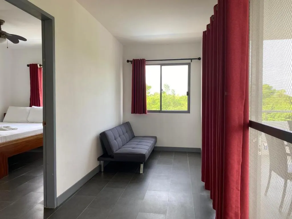 Living room, Bed in Malipaj Apartments