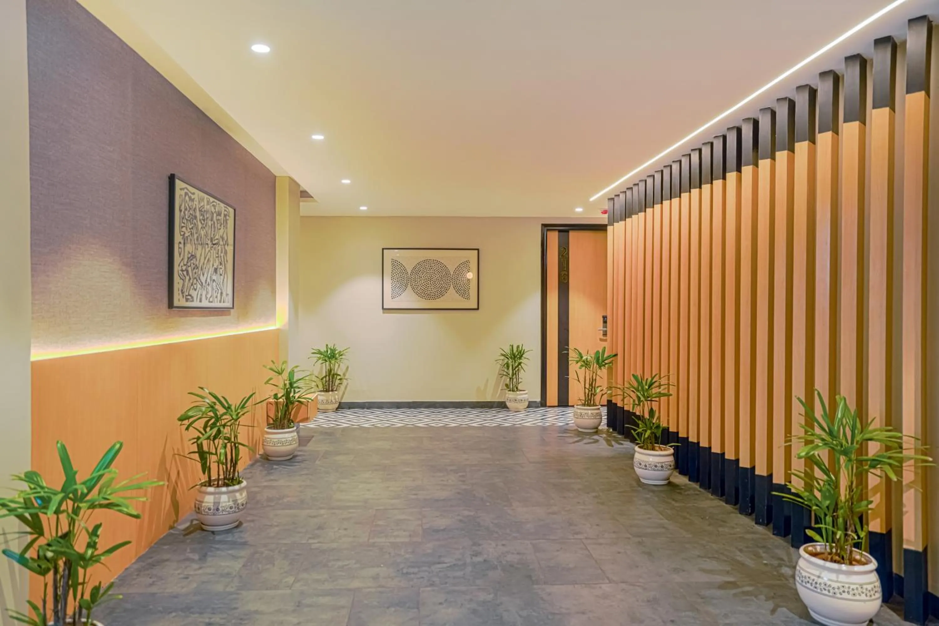 Lobby or reception in Hotel Highway Greens Near VR Punjab Mall Airport Road Mohali Chandigarh