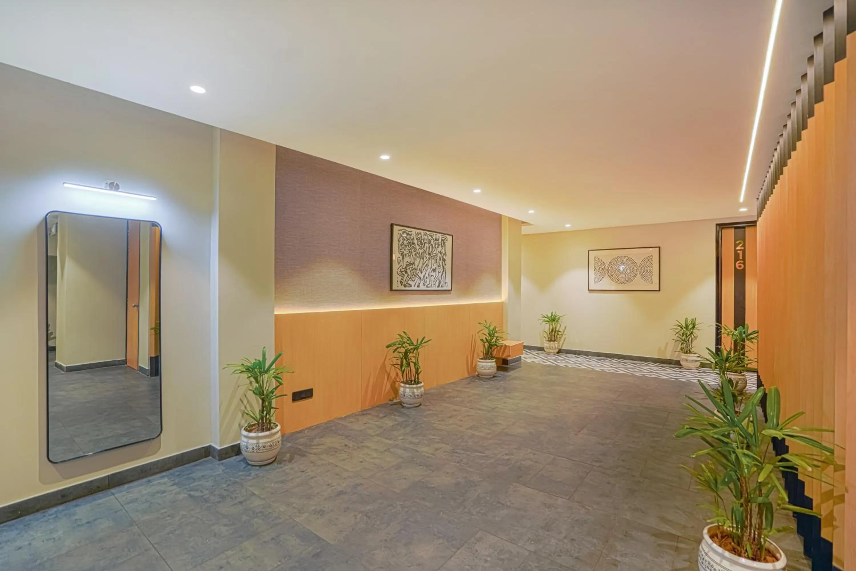 Lobby or reception in Hotel Highway Greens Near VR Punjab Mall Airport Road Mohali Chandigarh