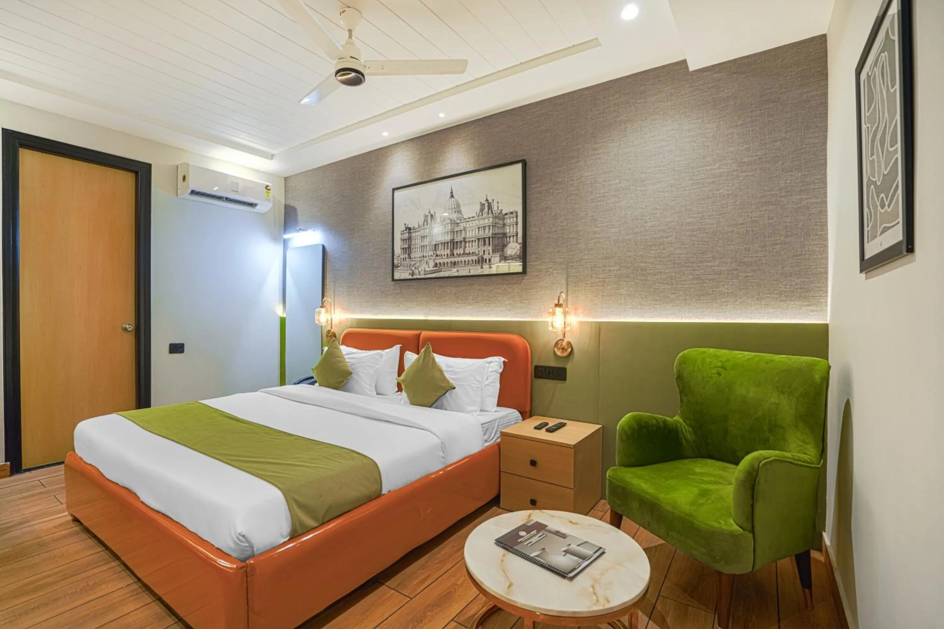 Bed in Hotel Highway Greens Near VR Punjab Mall Airport Road Mohali Chandigarh