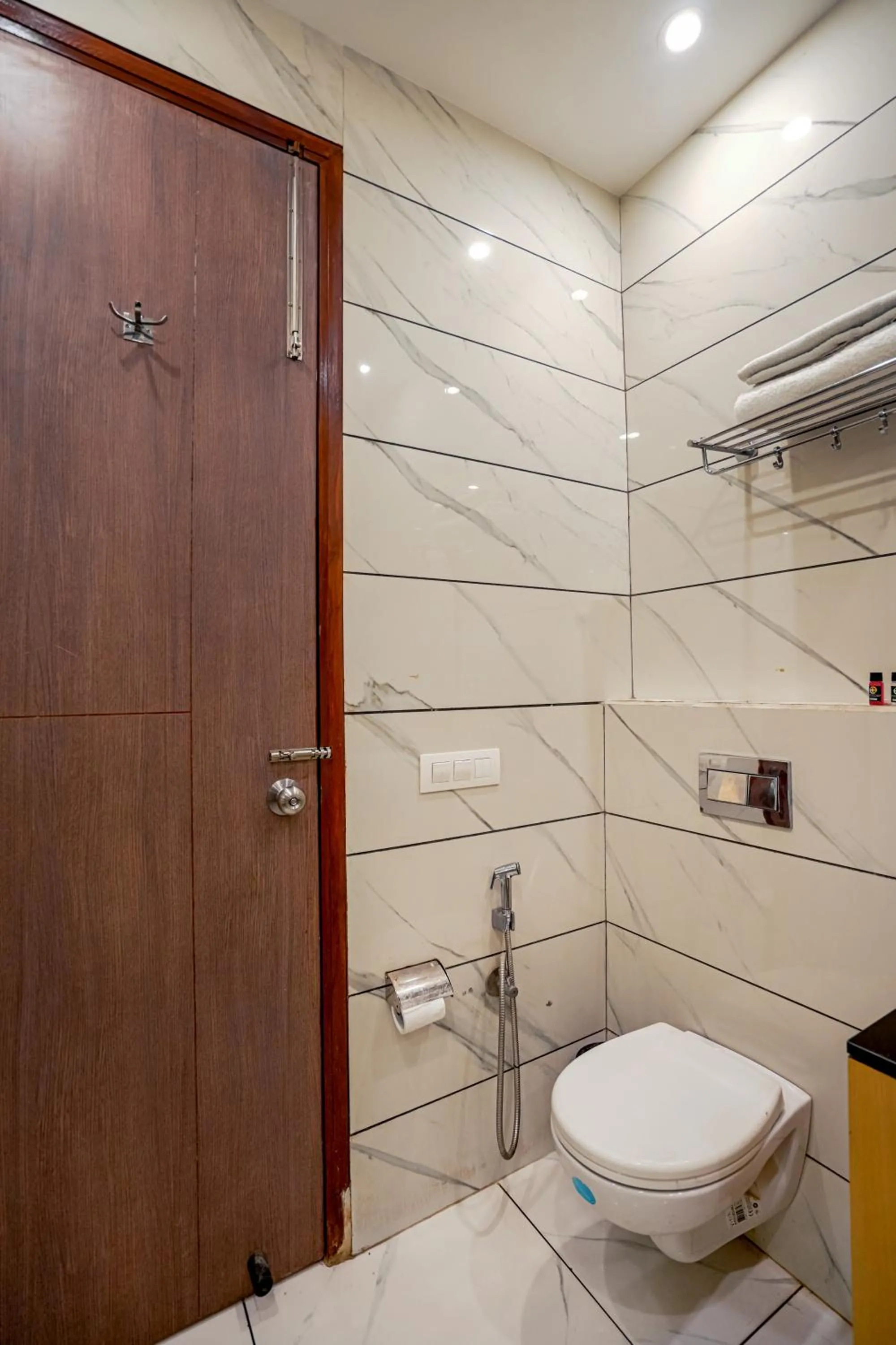 Toilet in Hotel Highway Greens Near VR Punjab Mall Airport Road Mohali Chandigarh