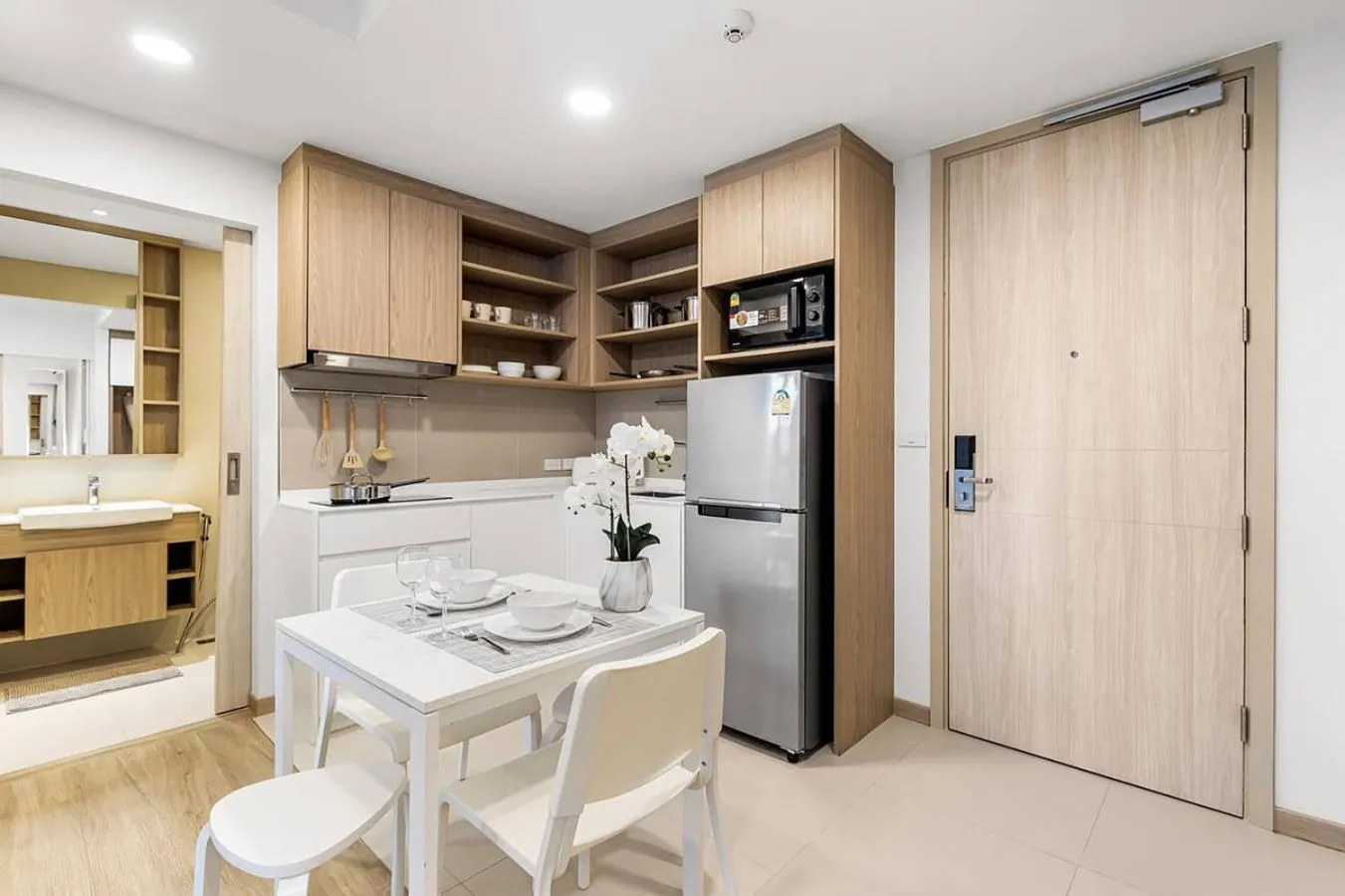 Kitchen or kitchenette in Laguna Skypark by My Home Phuket