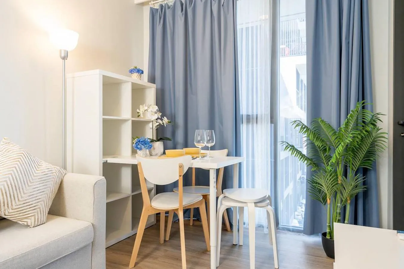 Living room in Laguna Skypark by My Home Phuket