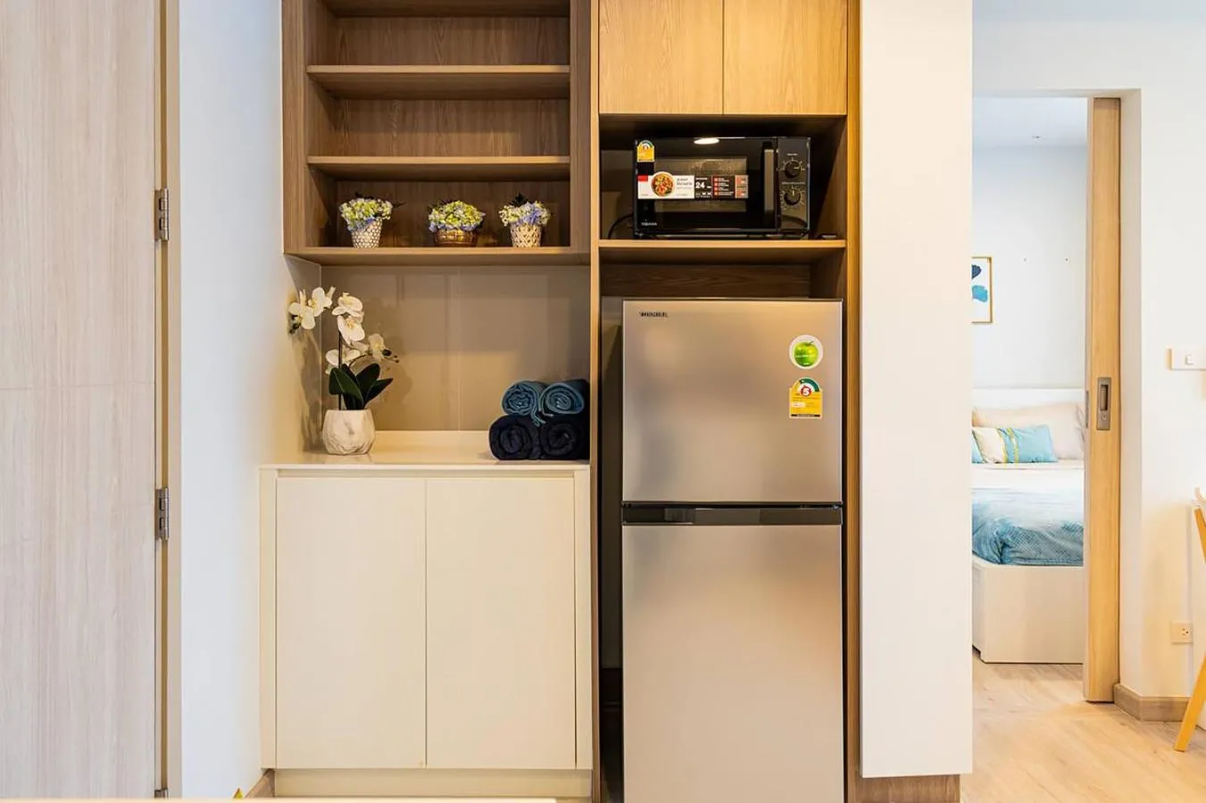 Kitchen or kitchenette in Laguna Skypark by My Home Phuket