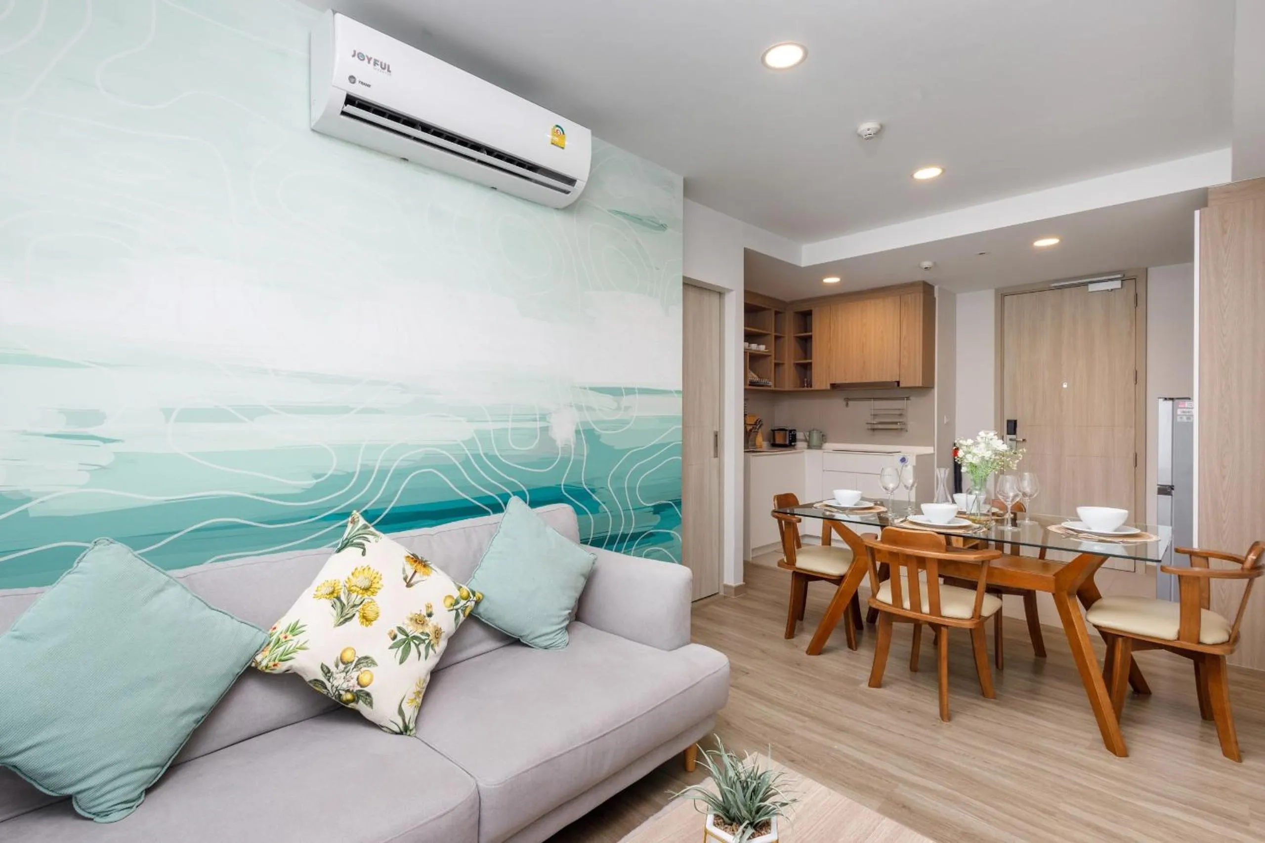 Kitchen or kitchenette in Laguna Skypark by My Home Phuket