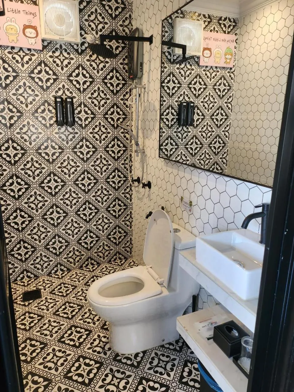 Bathroom in BERUNTUNG KE BARI RESORT @ PANTAI PENARIK