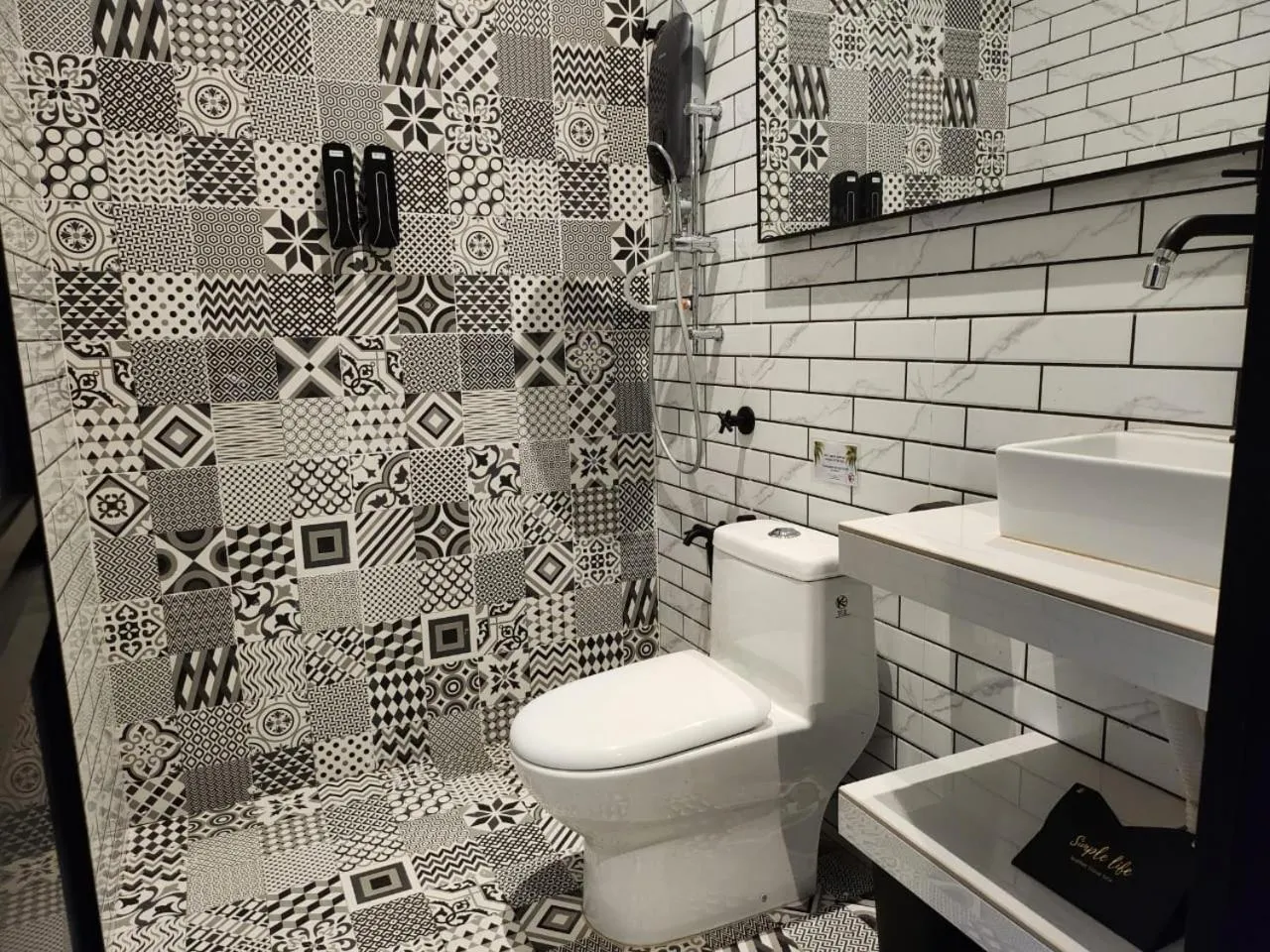 Bathroom in BERUNTUNG KE BARI RESORT @ PANTAI PENARIK