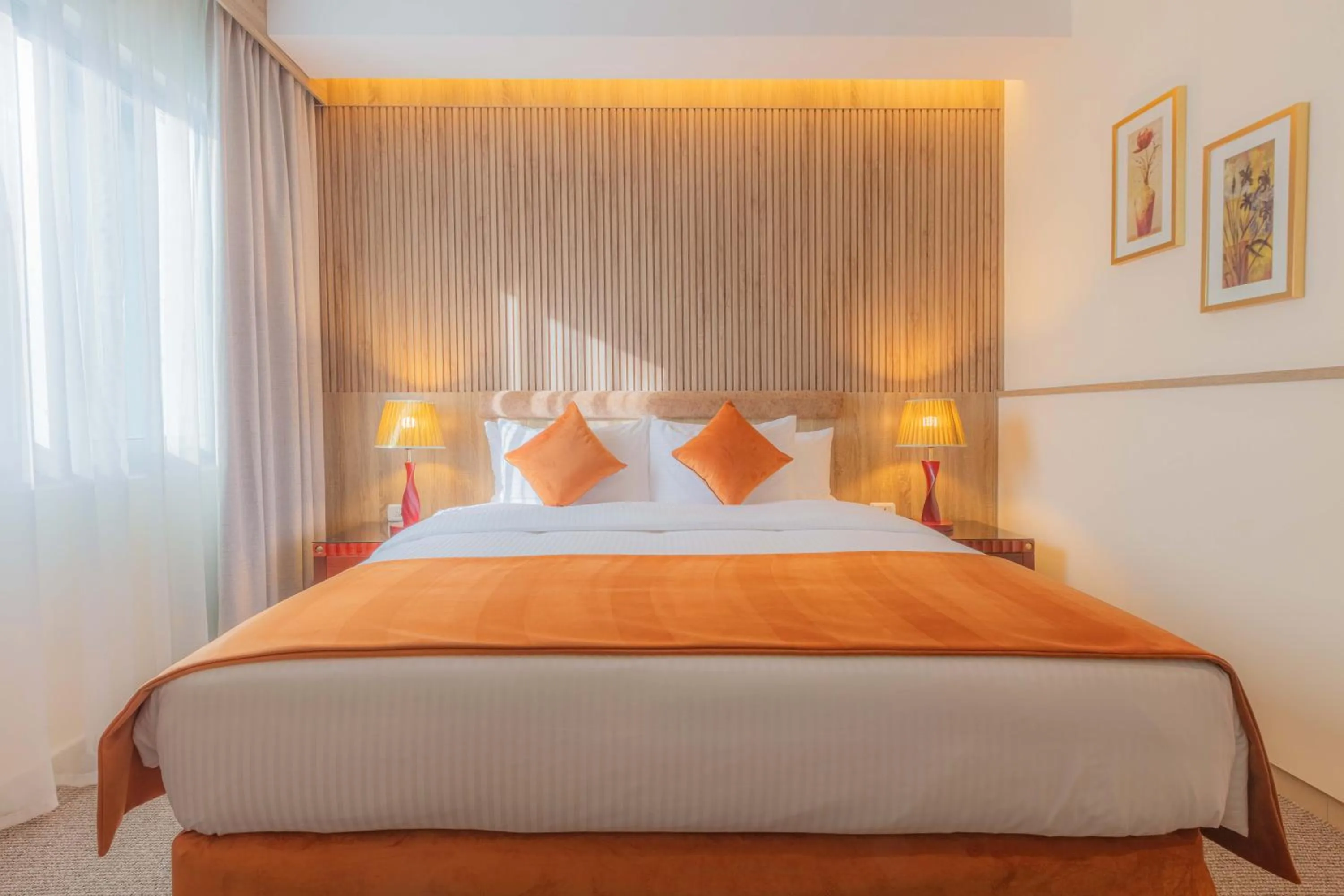 Bed in Amman Inn Boutique Hotel