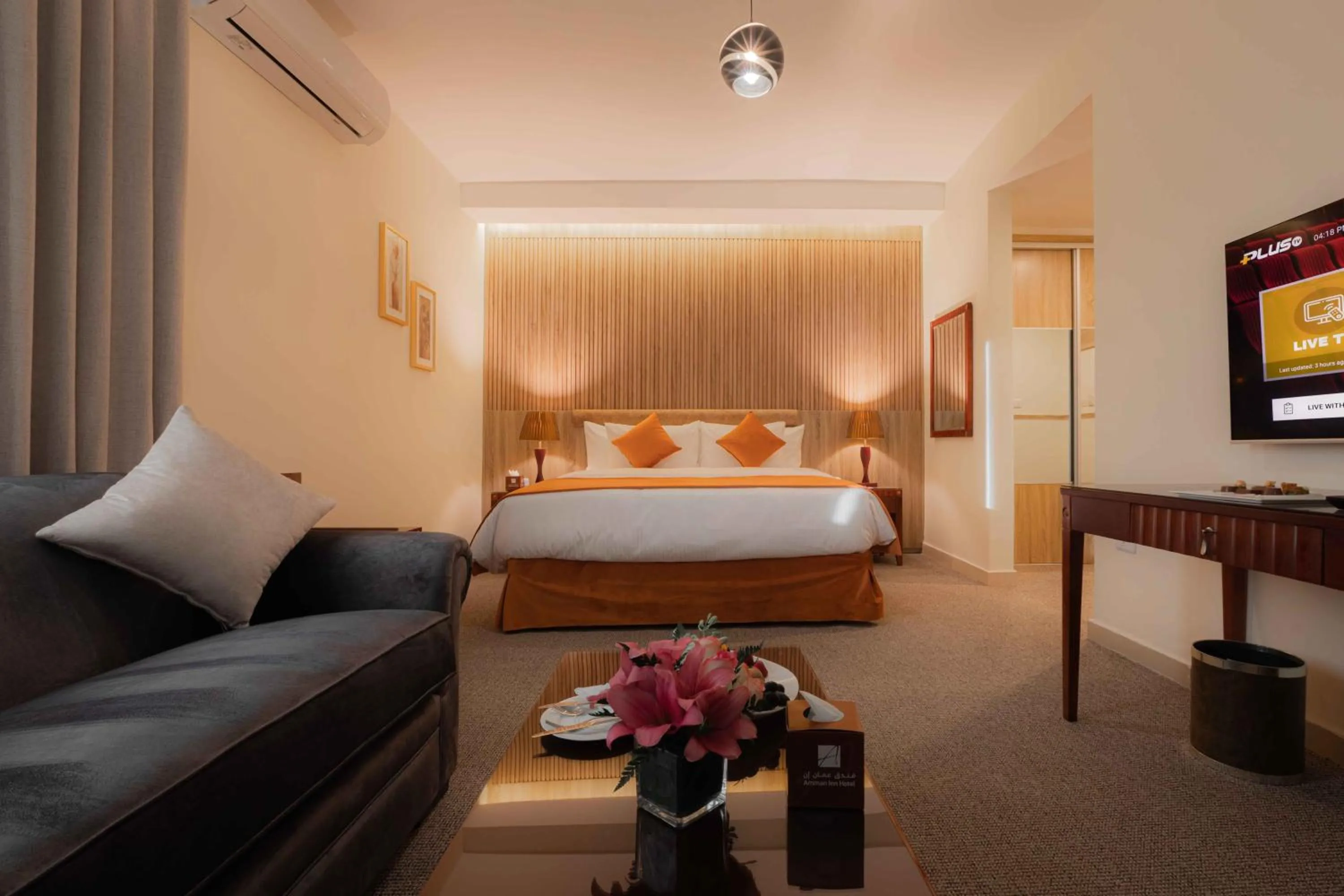 Bed in Amman Inn Boutique Hotel