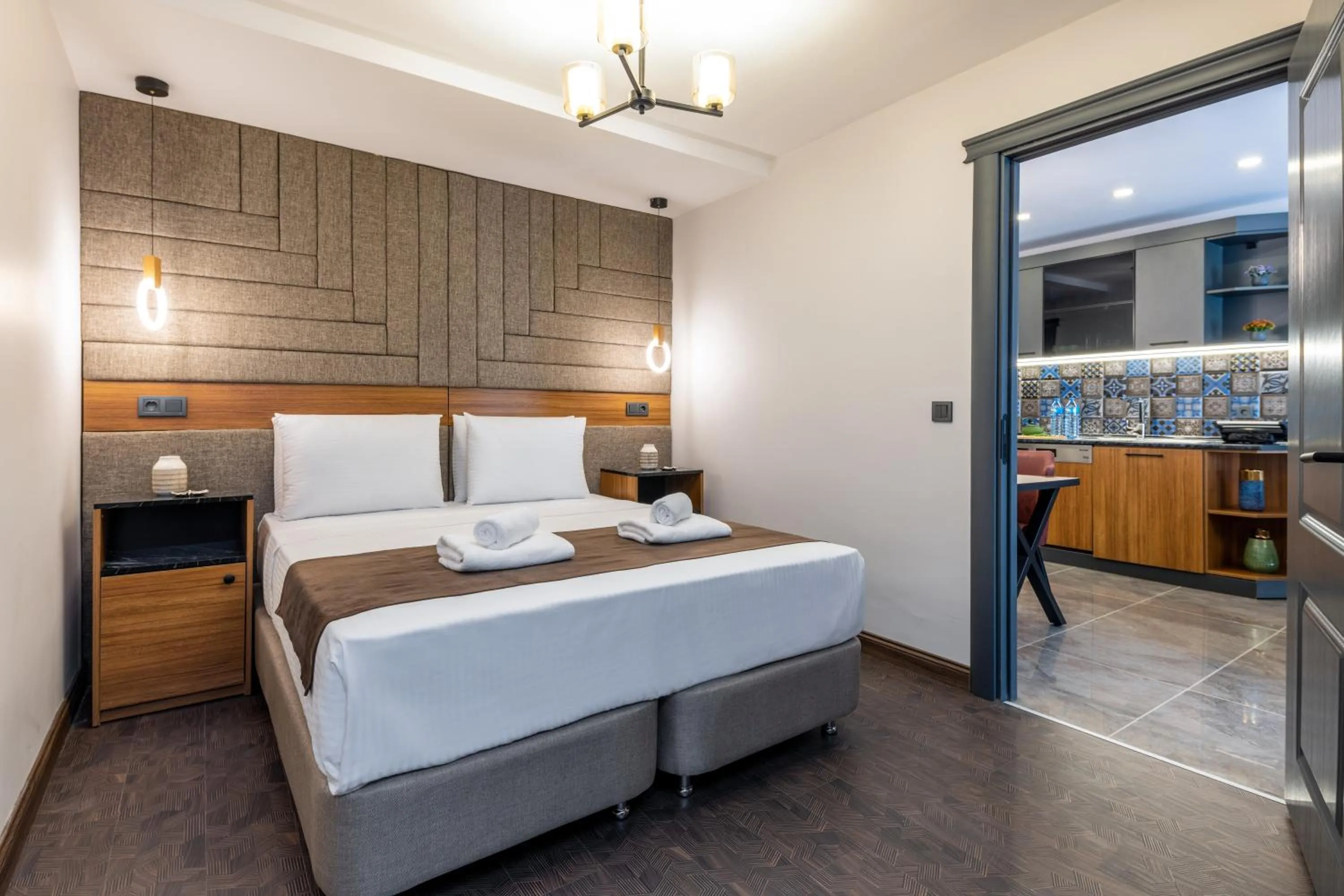 Bed in Baymari Suites Design Florya