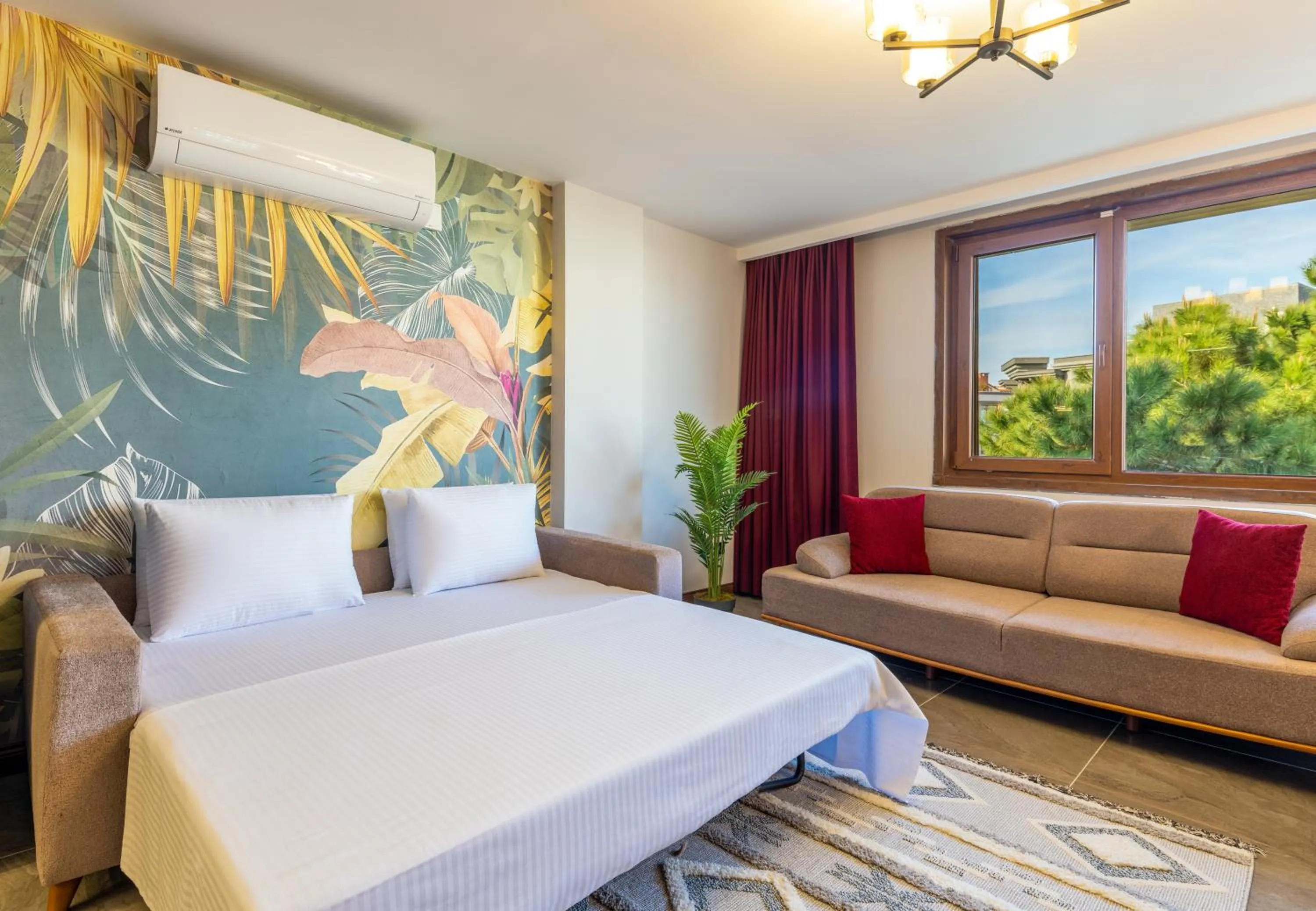 Bed in Baymari Suites Design Florya