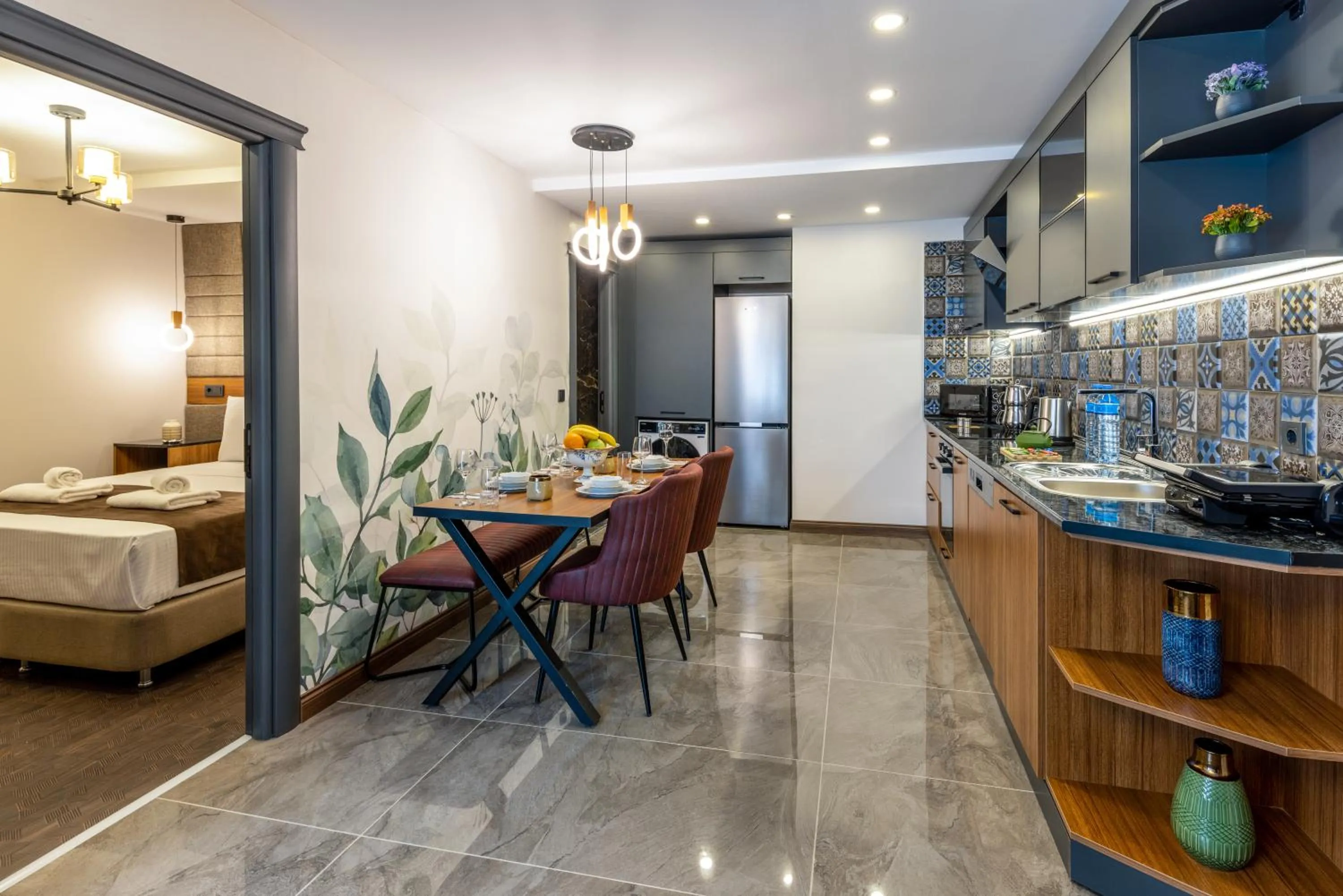 Bed in Baymari Suites Design Florya