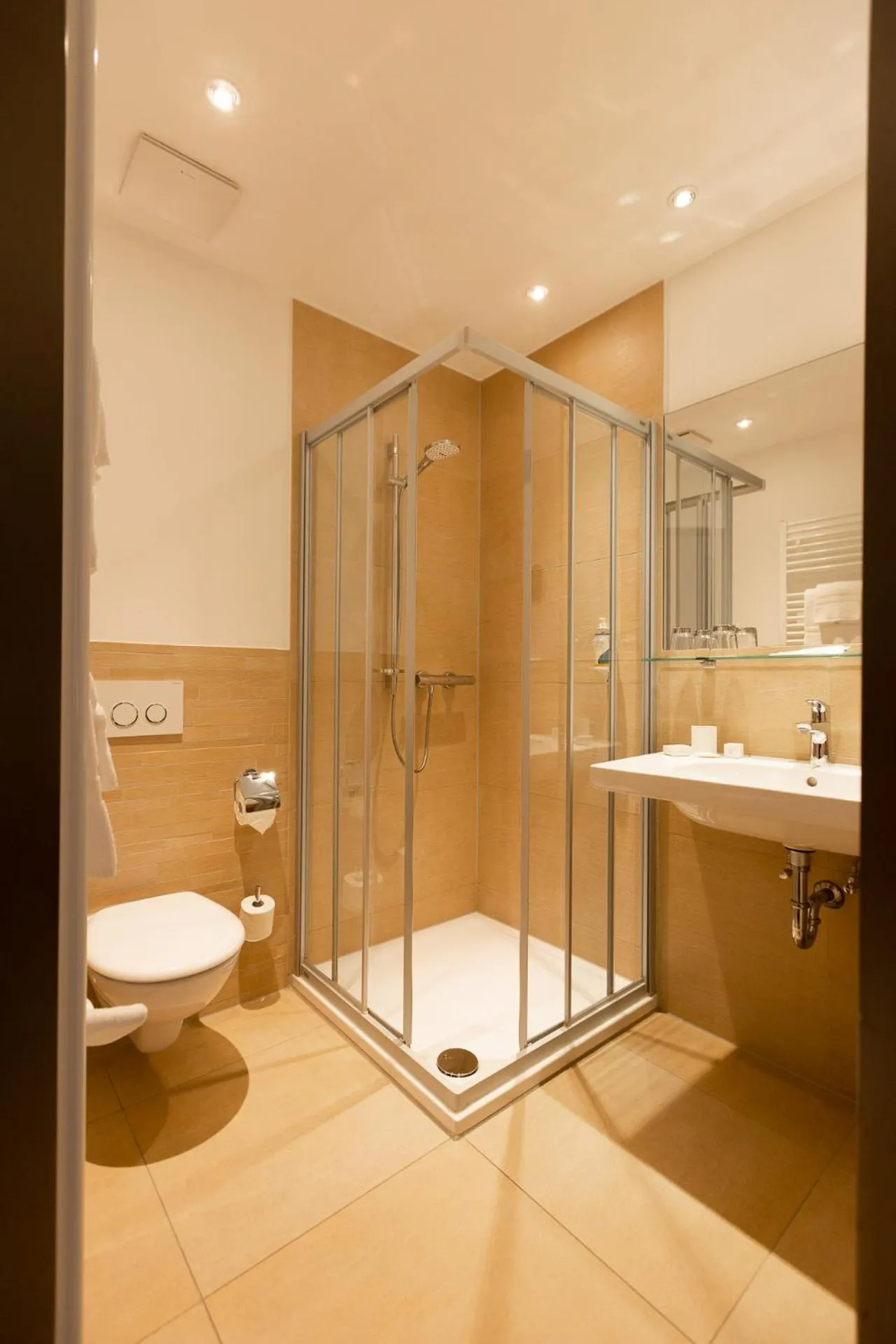 Shower in Landhaus Beckmann