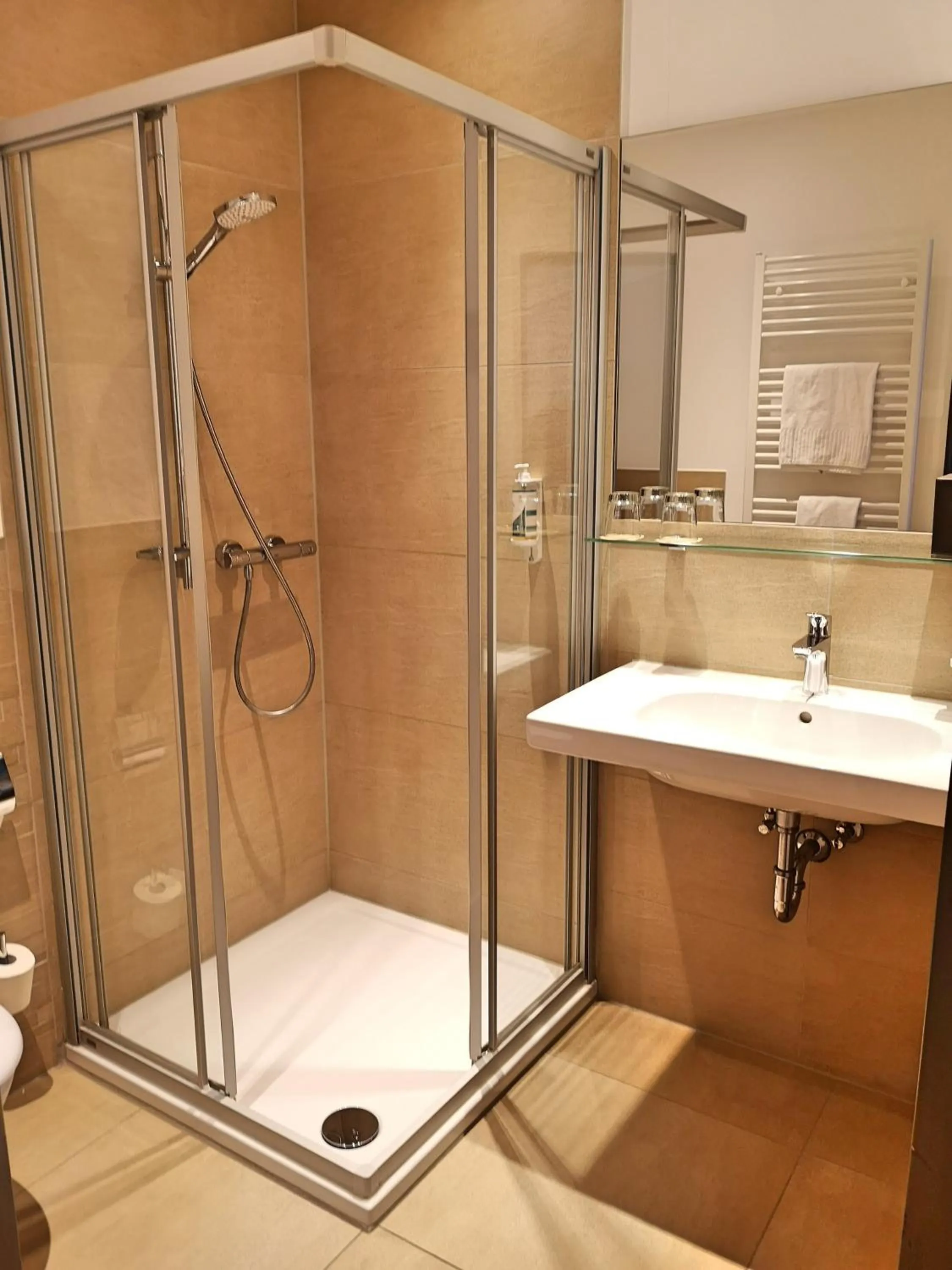 Shower in Landhaus Beckmann