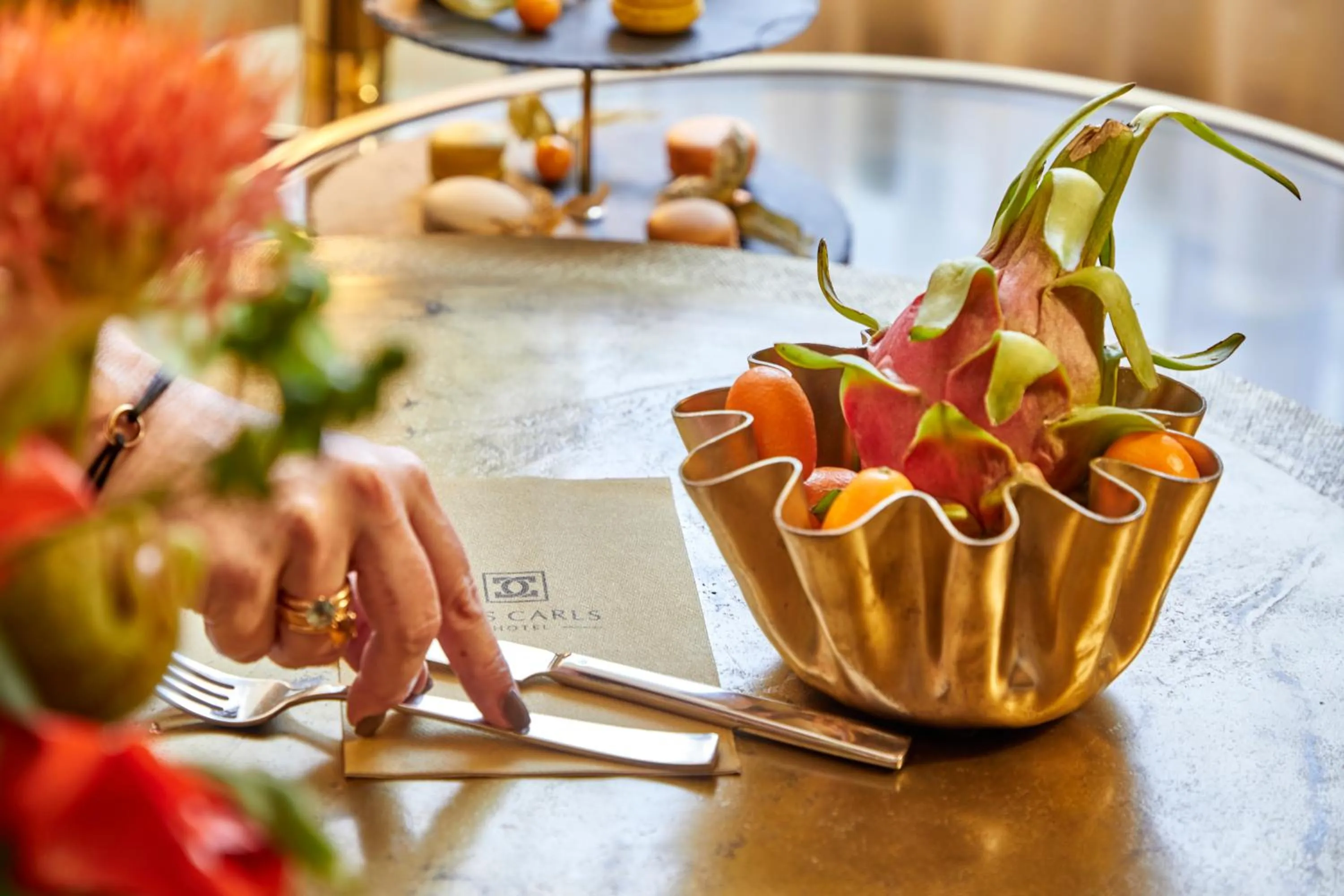 Food in Das Carls Hotel