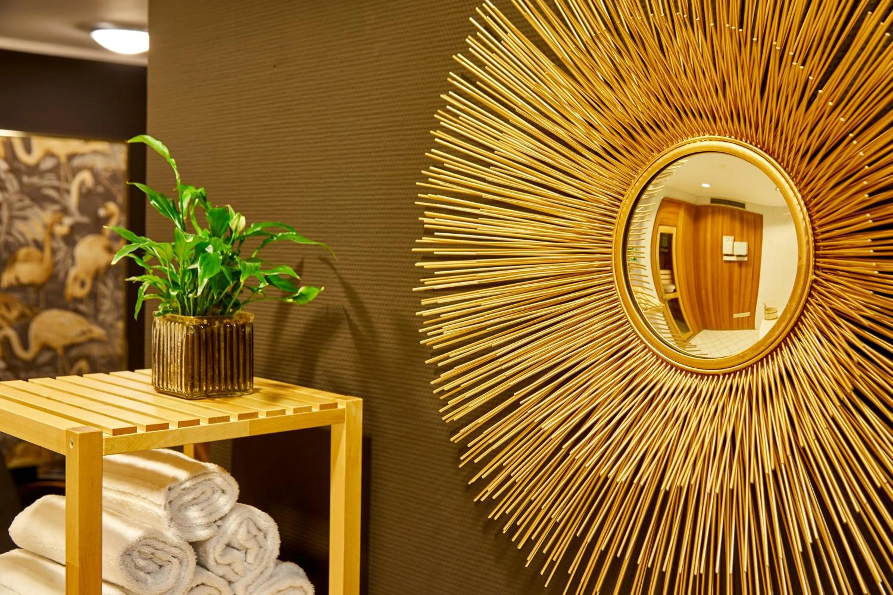 Sauna in Das Carls Hotel