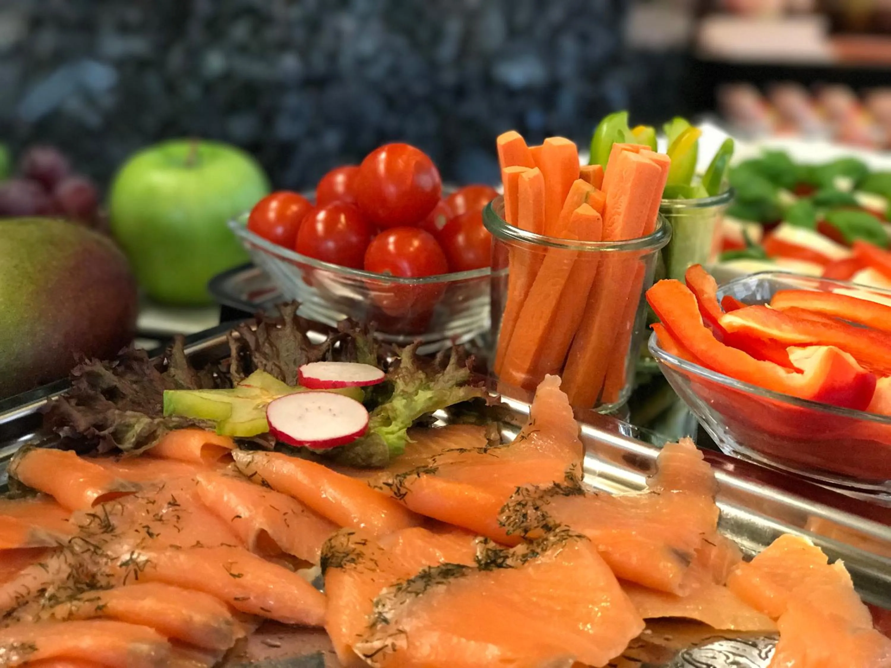 Food close-up in Das Carls Hotel