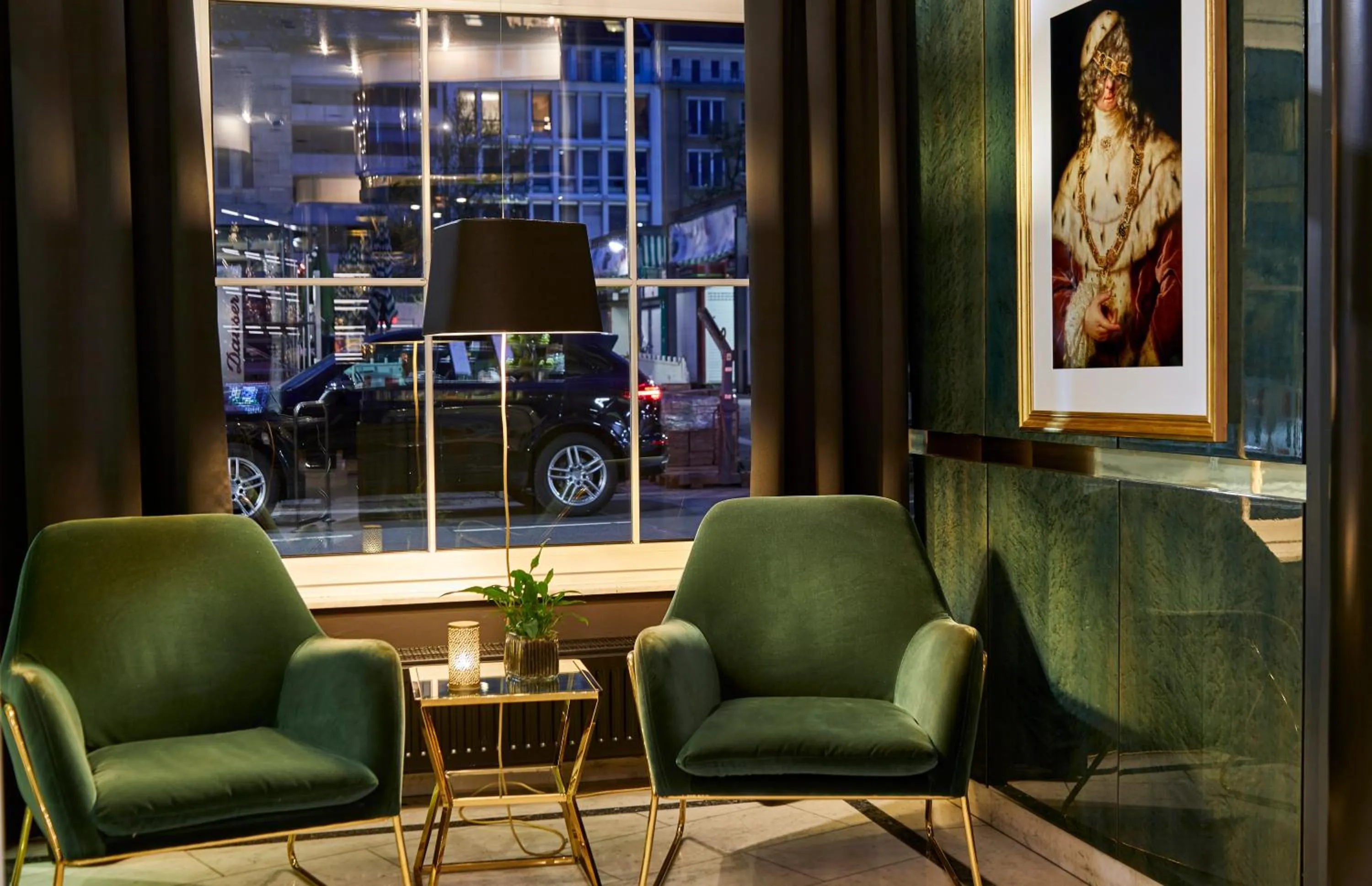 Lobby or reception in Das Carls Hotel