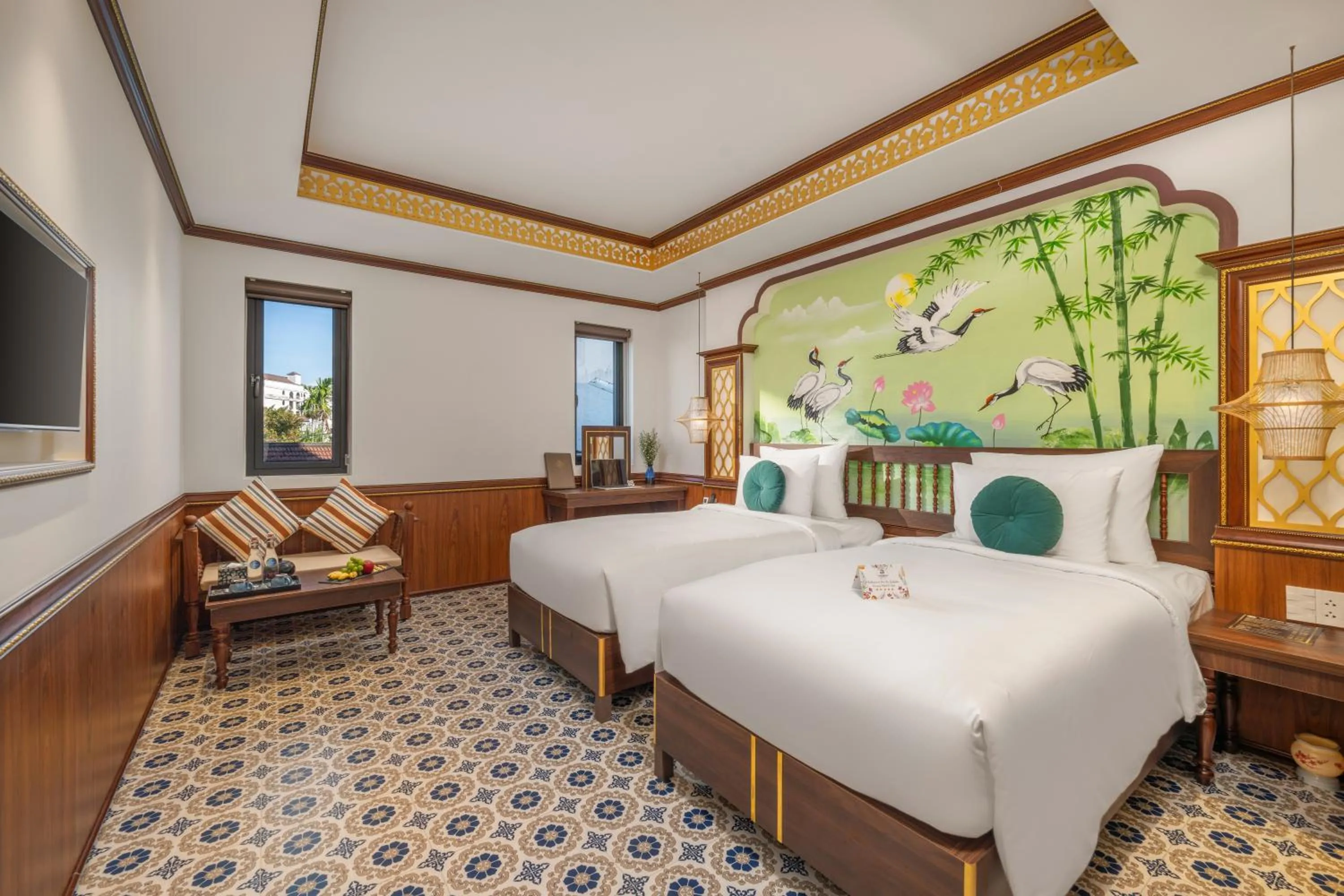 Day, Bed in Soluna D'Annam - The Art of Hoi An Relaxation - formerly Hoi An Babylon Riverside Hotel