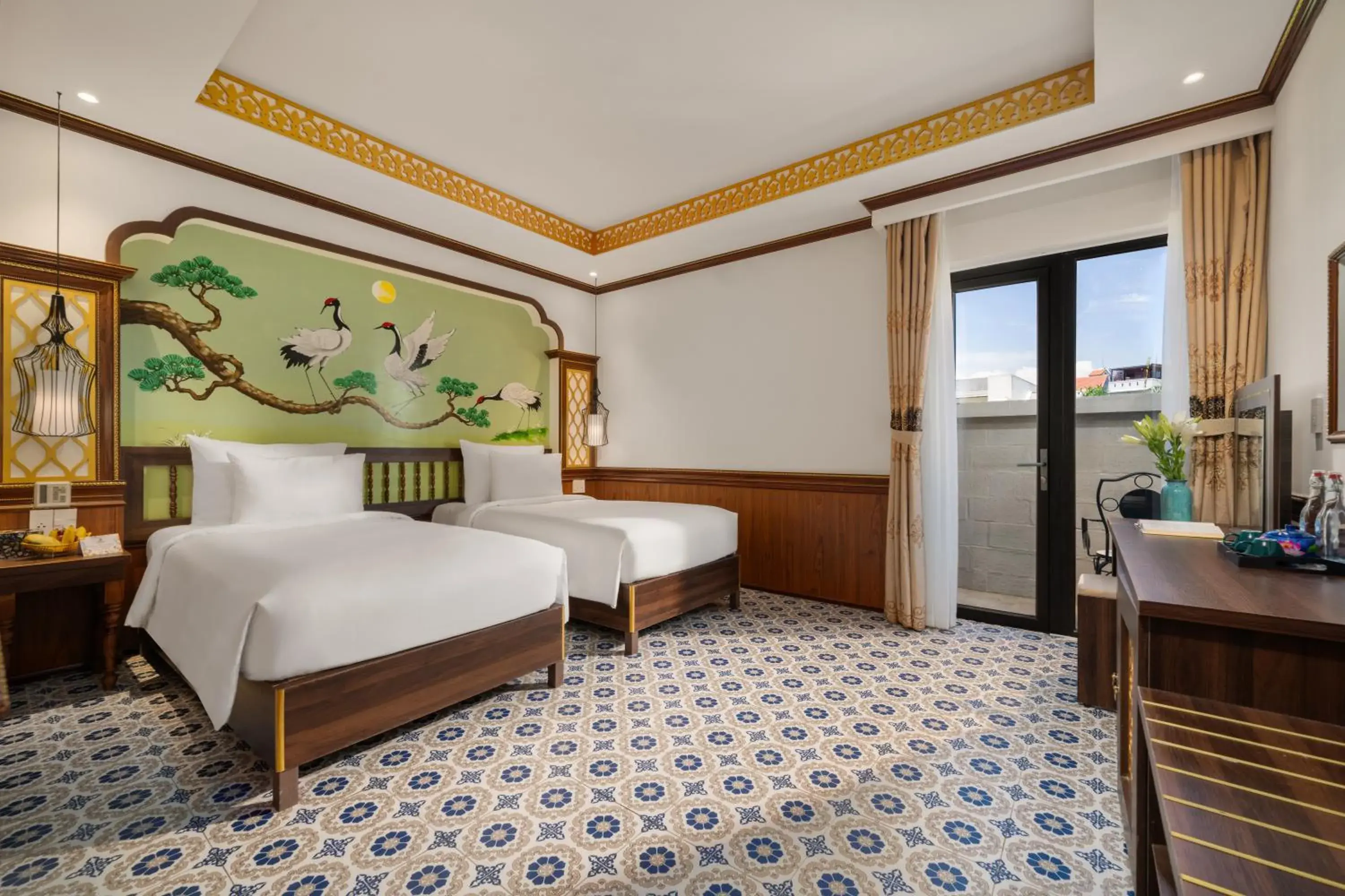 View (from property/room), Bed in Soluna D'Annam - The Art of Hoi An Relaxation - formerly Hoi An Babylon Riverside Hotel View (from property/room), Bed in Soluna D'Annam - The Art of Hoi An Relaxation - formerly Hoi An Babylon Riverside Hotel