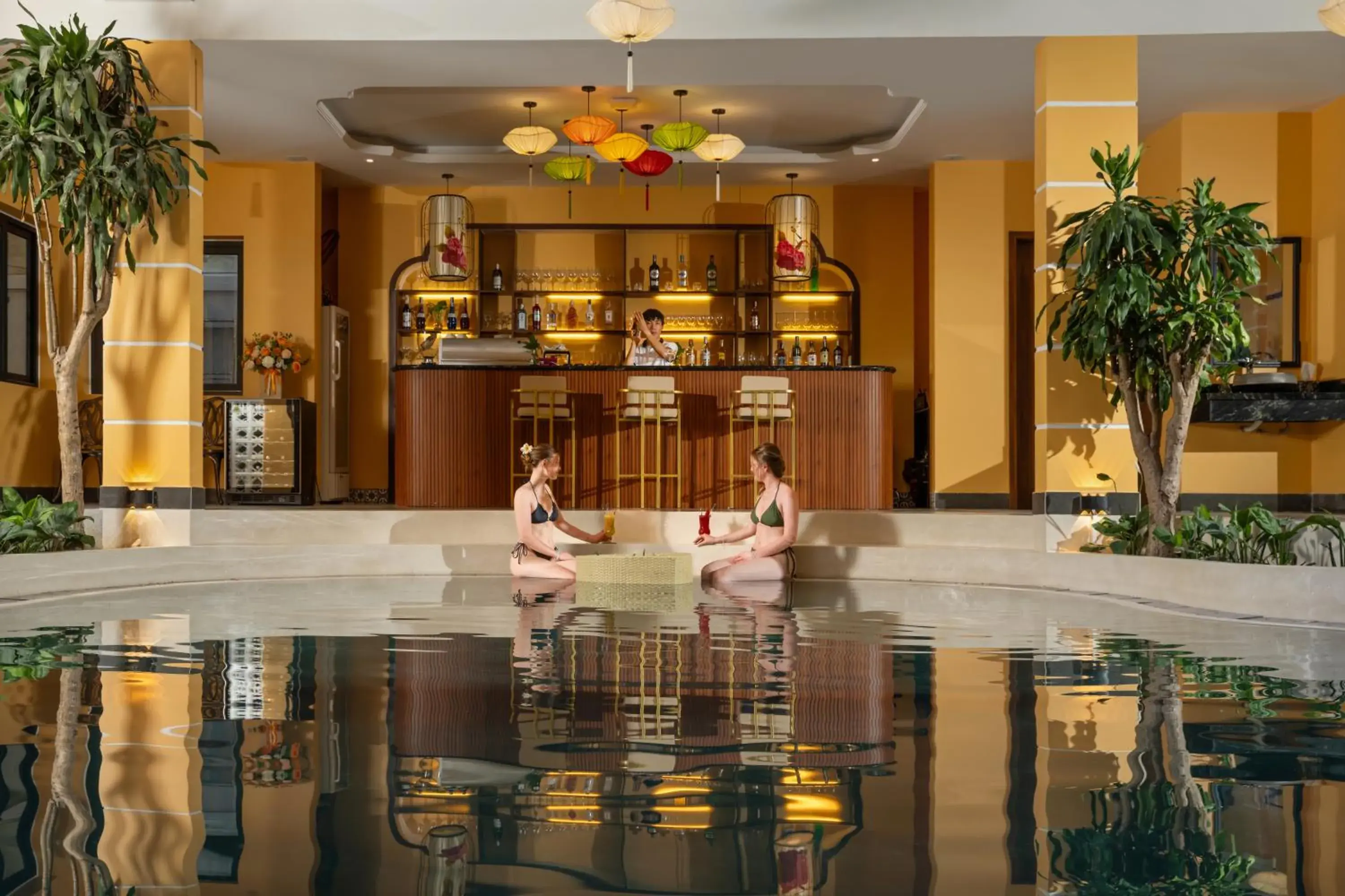 Lounge or bar in Soluna D'Annam - The Art of Hoi An Relaxation - formerly Hoi An Babylon Riverside Hotel Lounge or bar in Soluna D'Annam - The Art of Hoi An Relaxation - formerly Hoi An Babylon Riverside Hotel