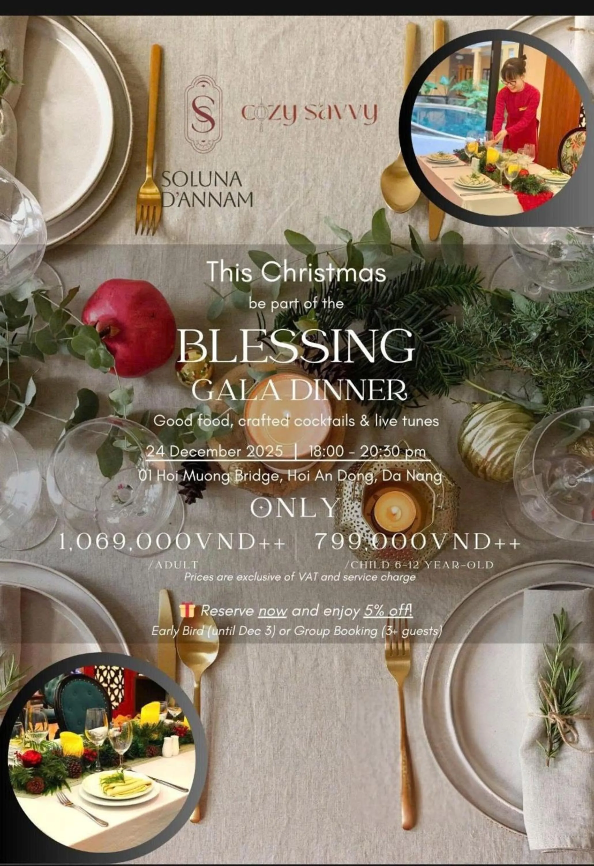 Evening entertainment in Soluna D'Annam - The Art of Hoi An Relaxation - formerly Hoi An Babylon Riverside Hotel