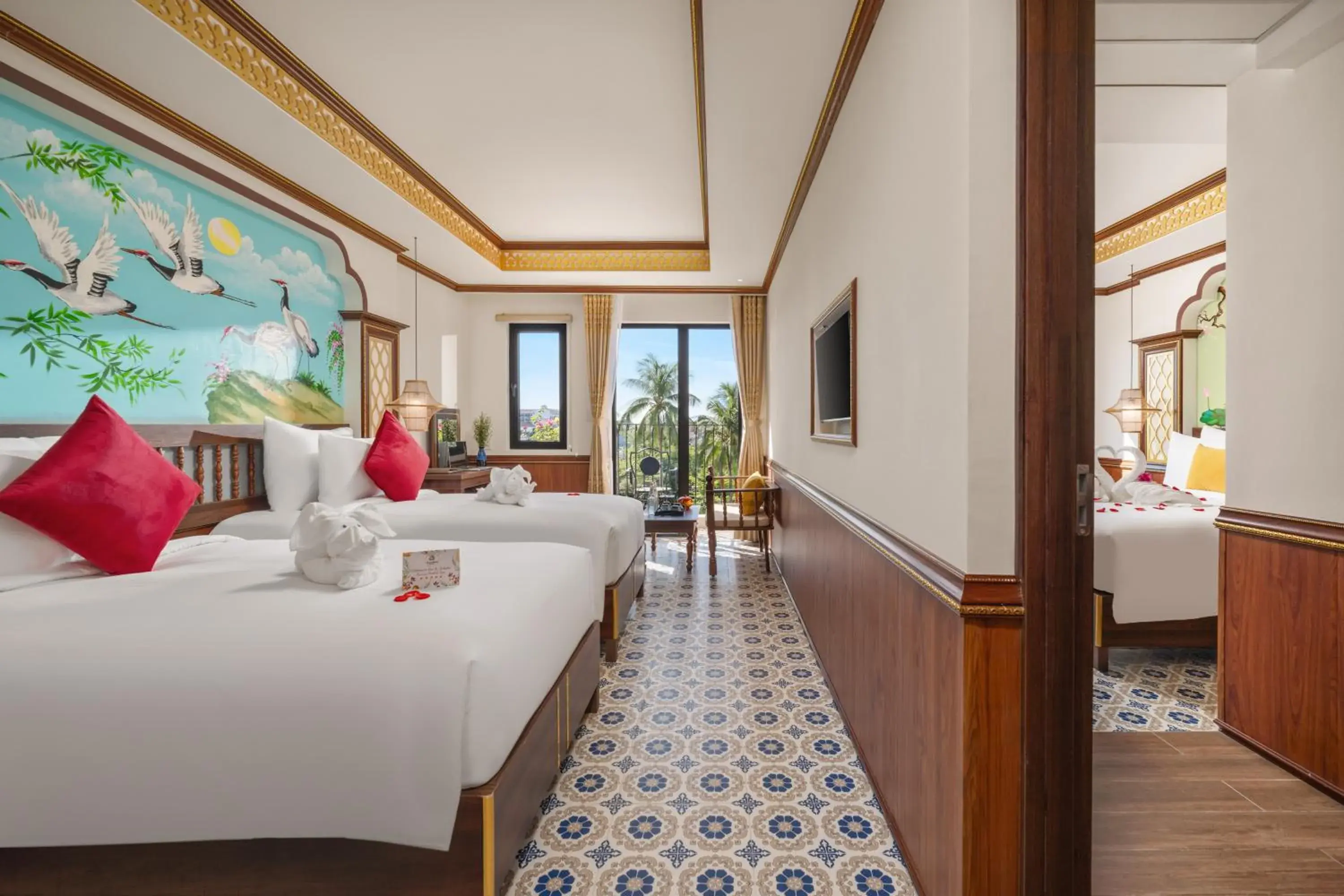 Day, Bed in Soluna D'Annam - The Art of Hoi An Relaxation - formerly Hoi An Babylon Riverside Hotel Day, Bed in Soluna D'Annam - The Art of Hoi An Relaxation - formerly Hoi An Babylon Riverside Hotel