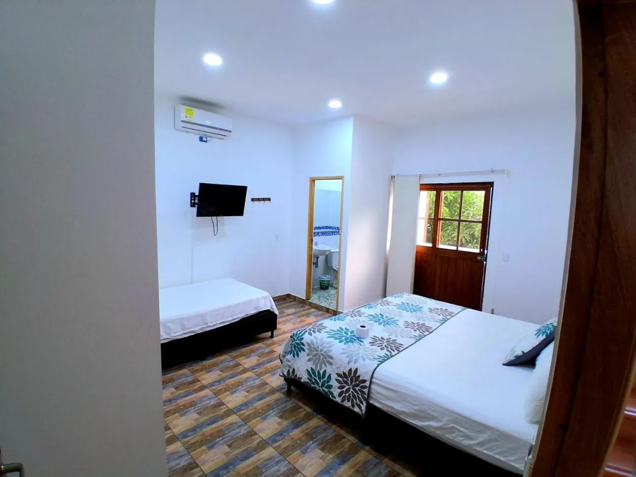 Bedroom, Bed in Hotel Santa Fe del Parque