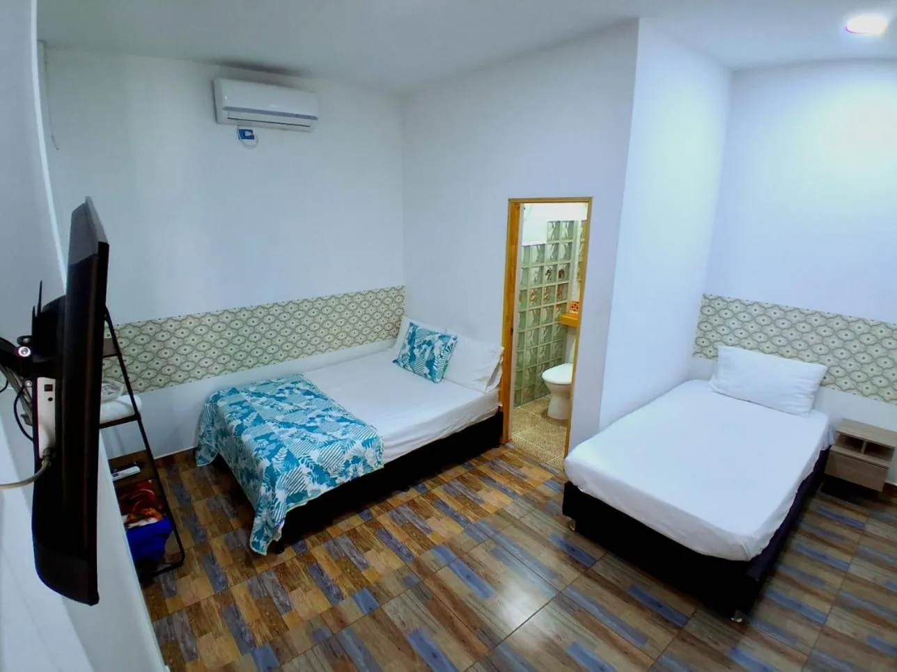 Bed in Hotel Santa Fe del Parque