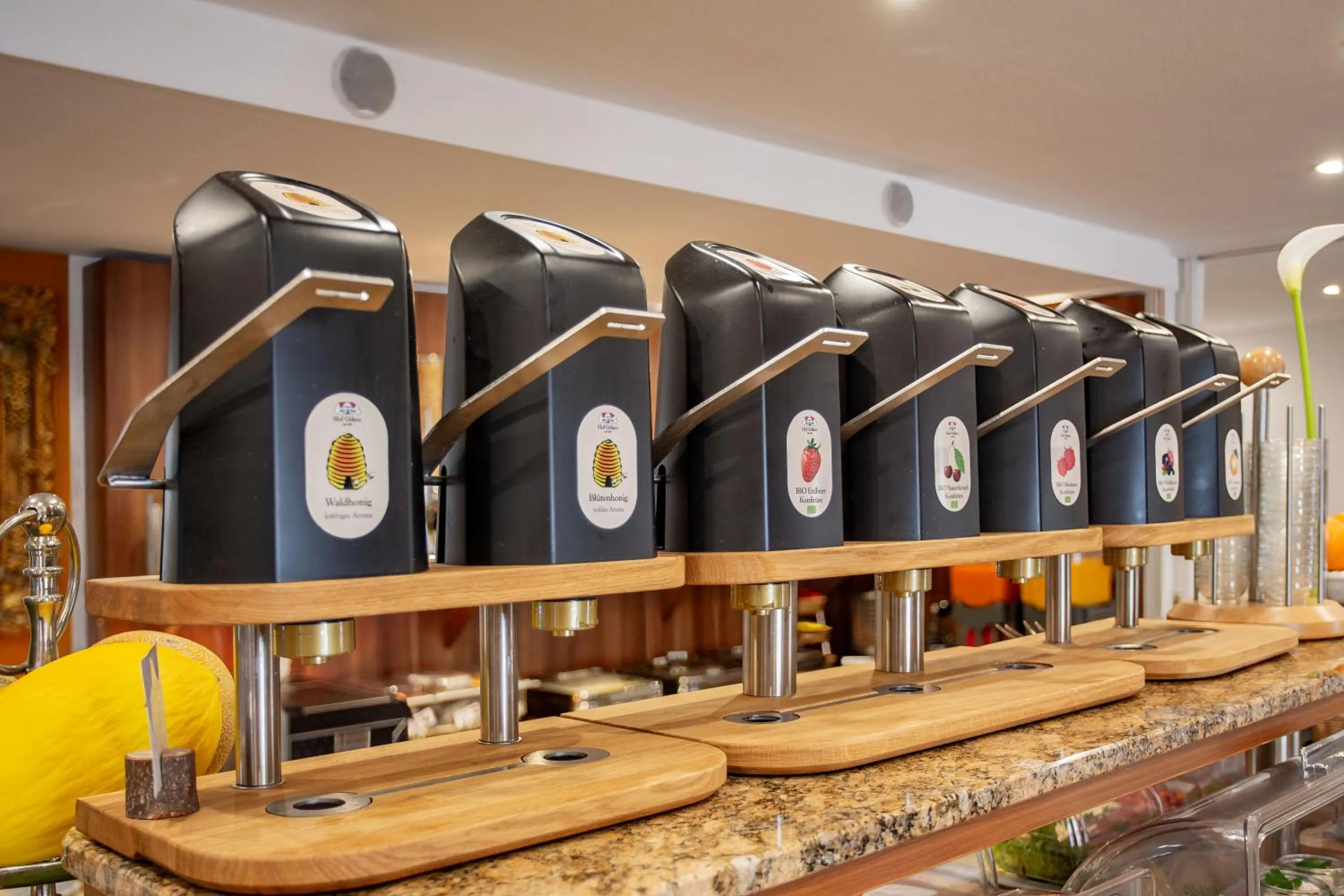 Buffet breakfast in TIPTOP Hotel Burgschmiet Garni