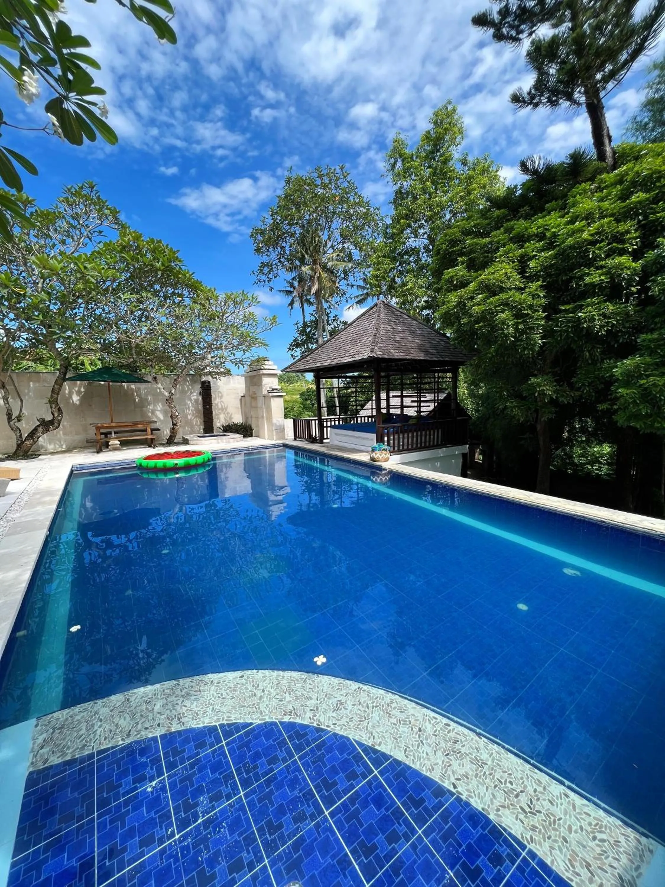 Pool view in Villa Neshama