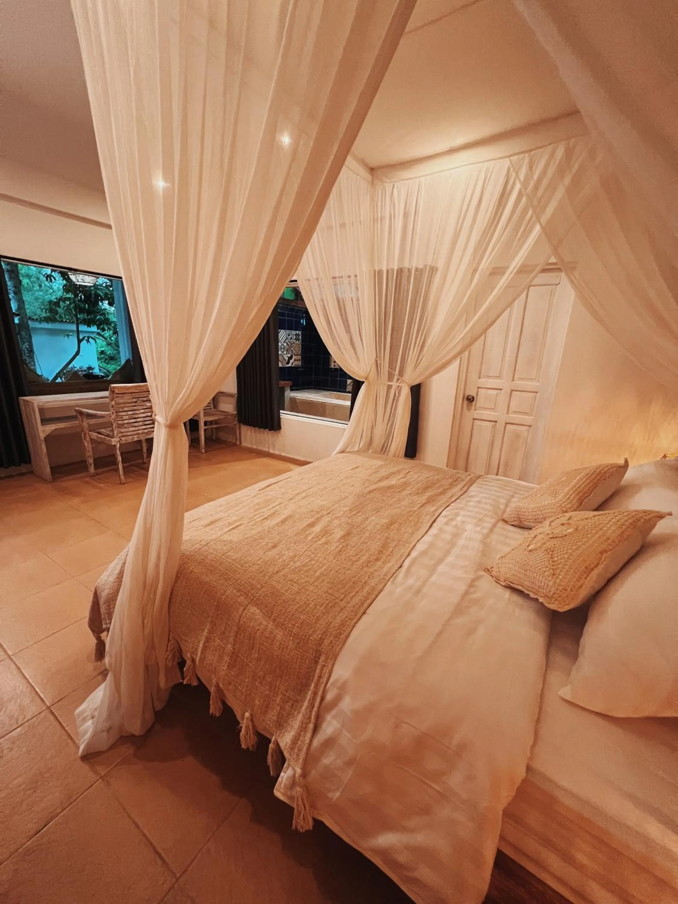 Bed in Villa Neshama