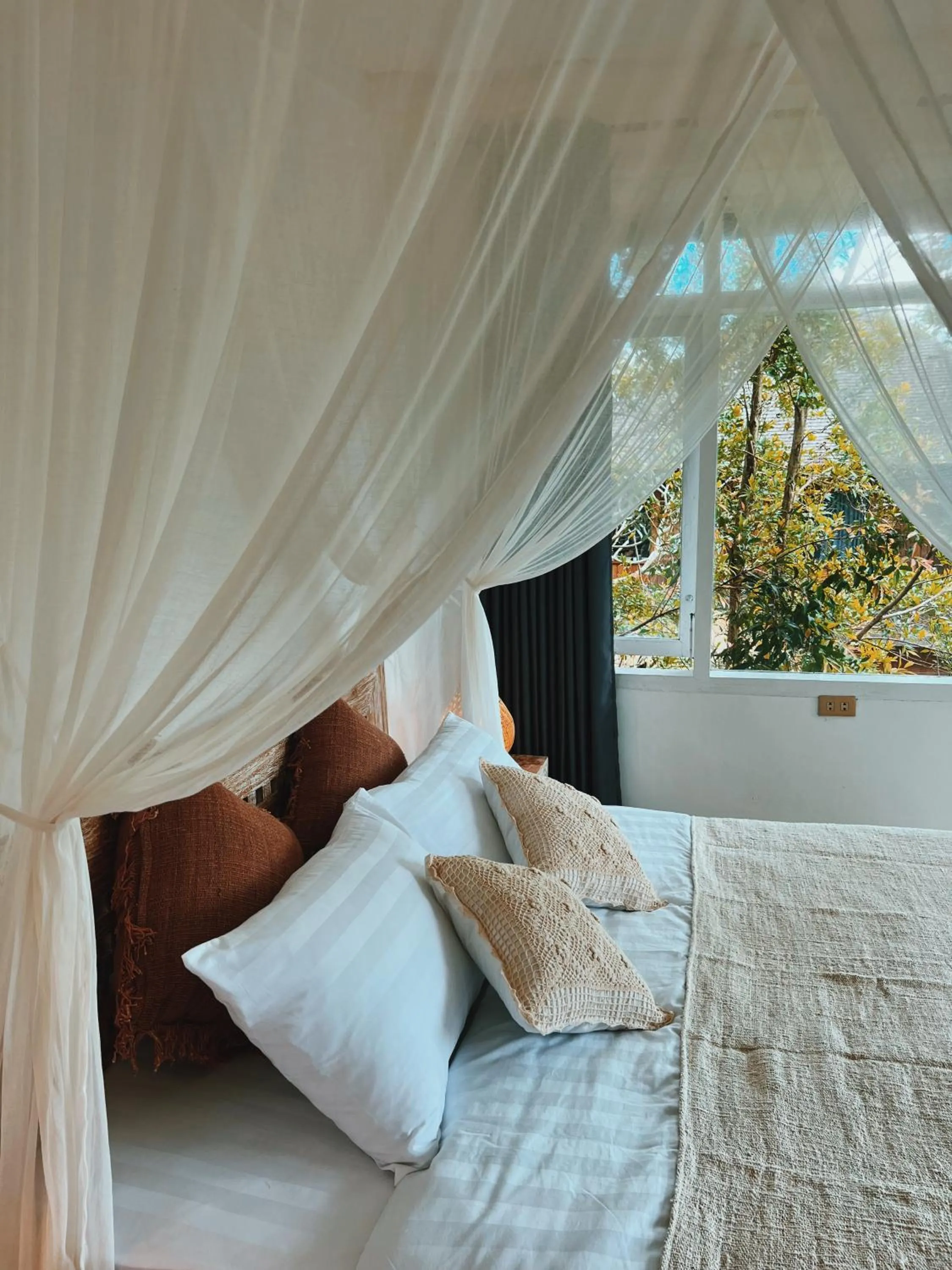 Bed in Villa Neshama