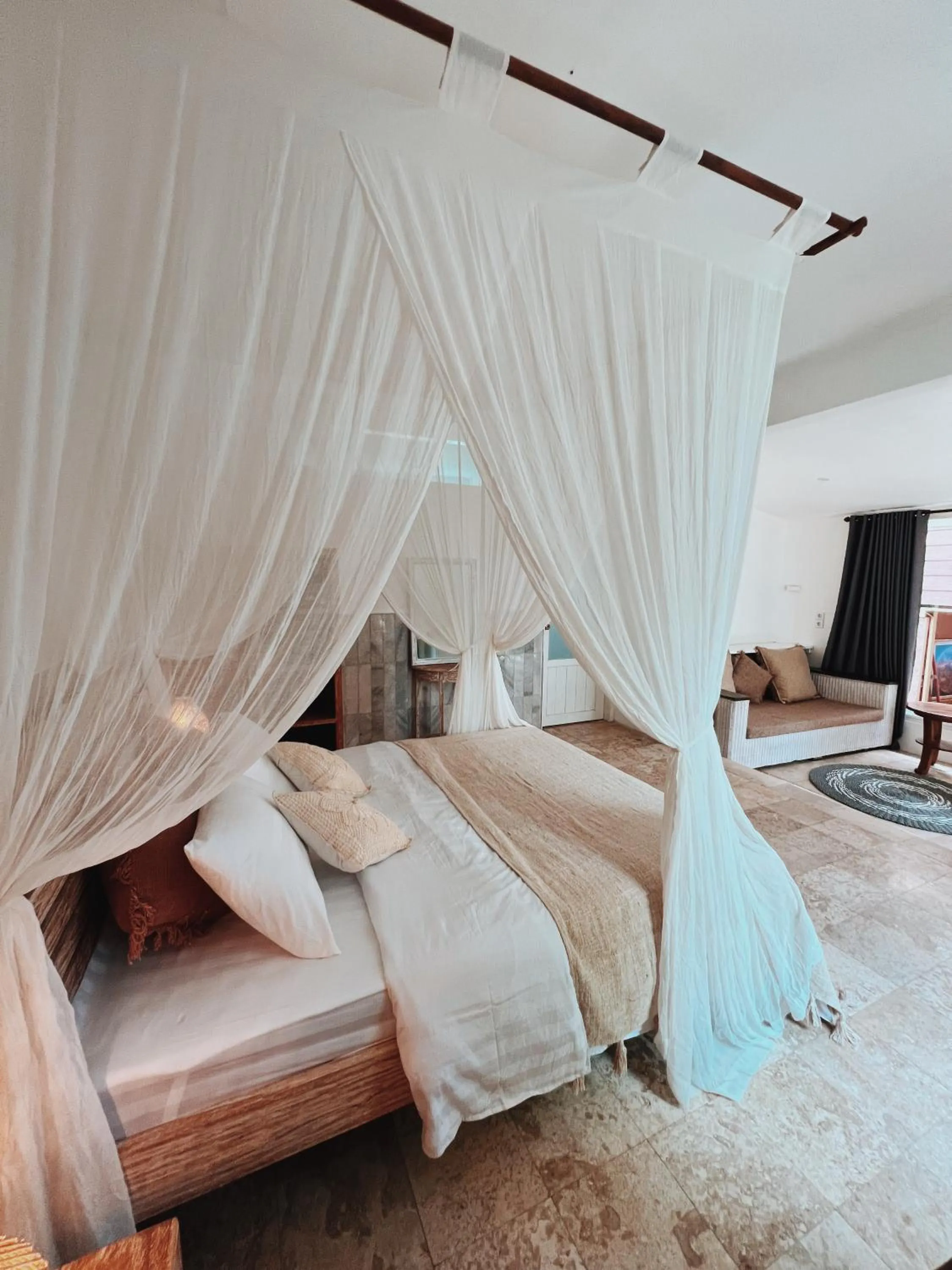 Bed in Villa Neshama