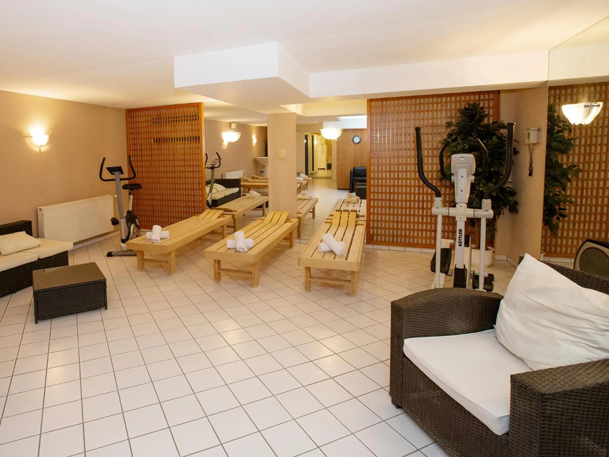 Fitness centre/facilities in DORMERO Hotel Greifswald