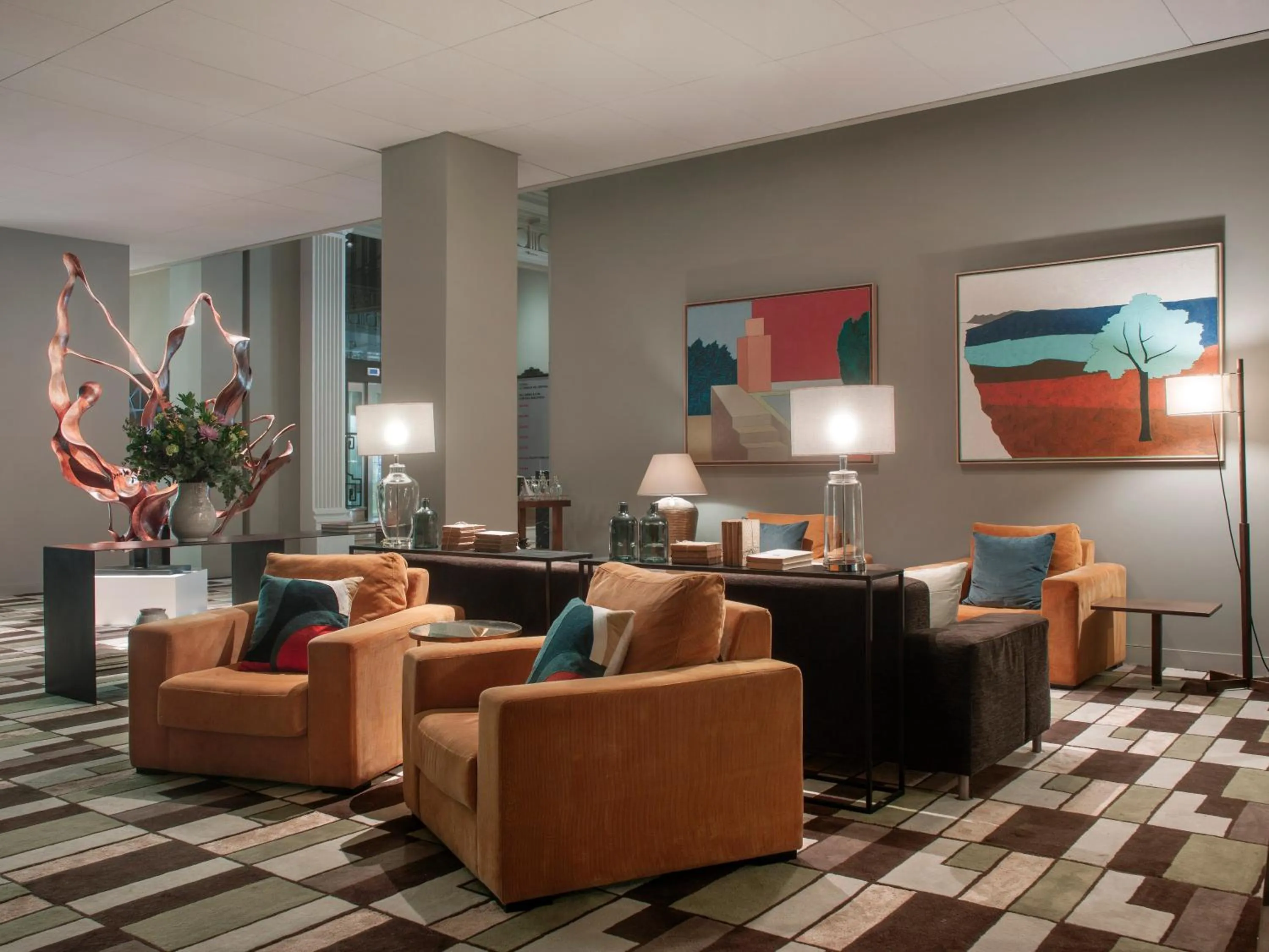 Lobby or reception in Grand Hotel Central, Small Luxury Hotels