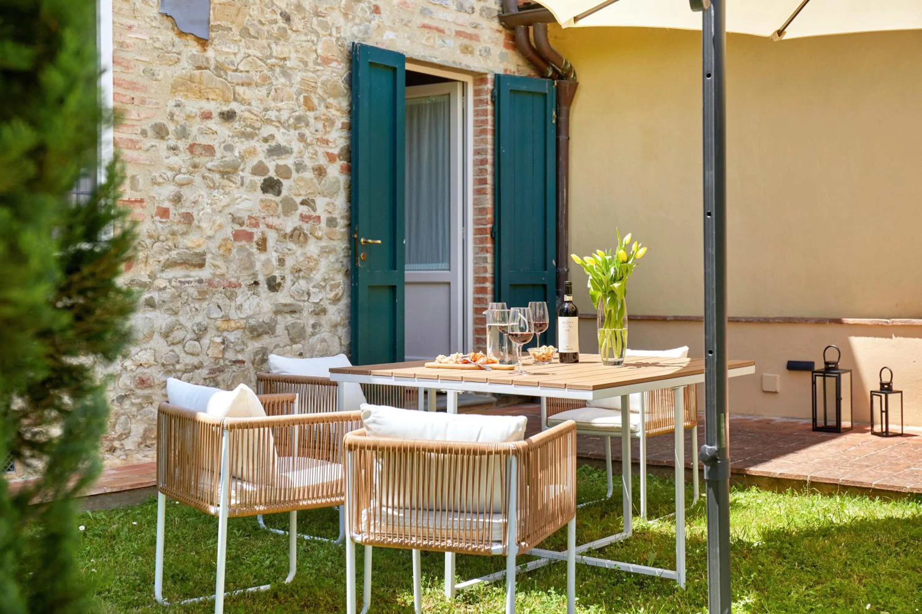 Patio in Agriturismo Borgo Scaffaia