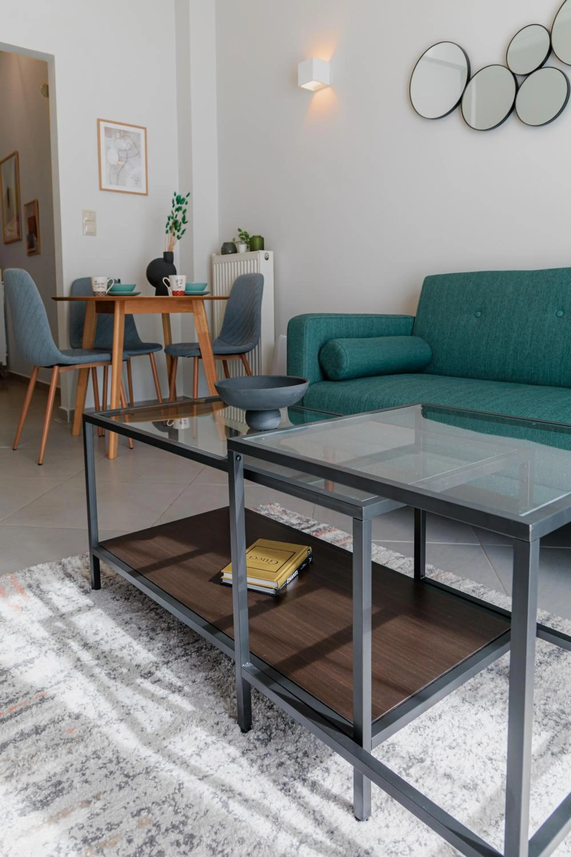 Living room in Sunny & Modern apt for 3 persons