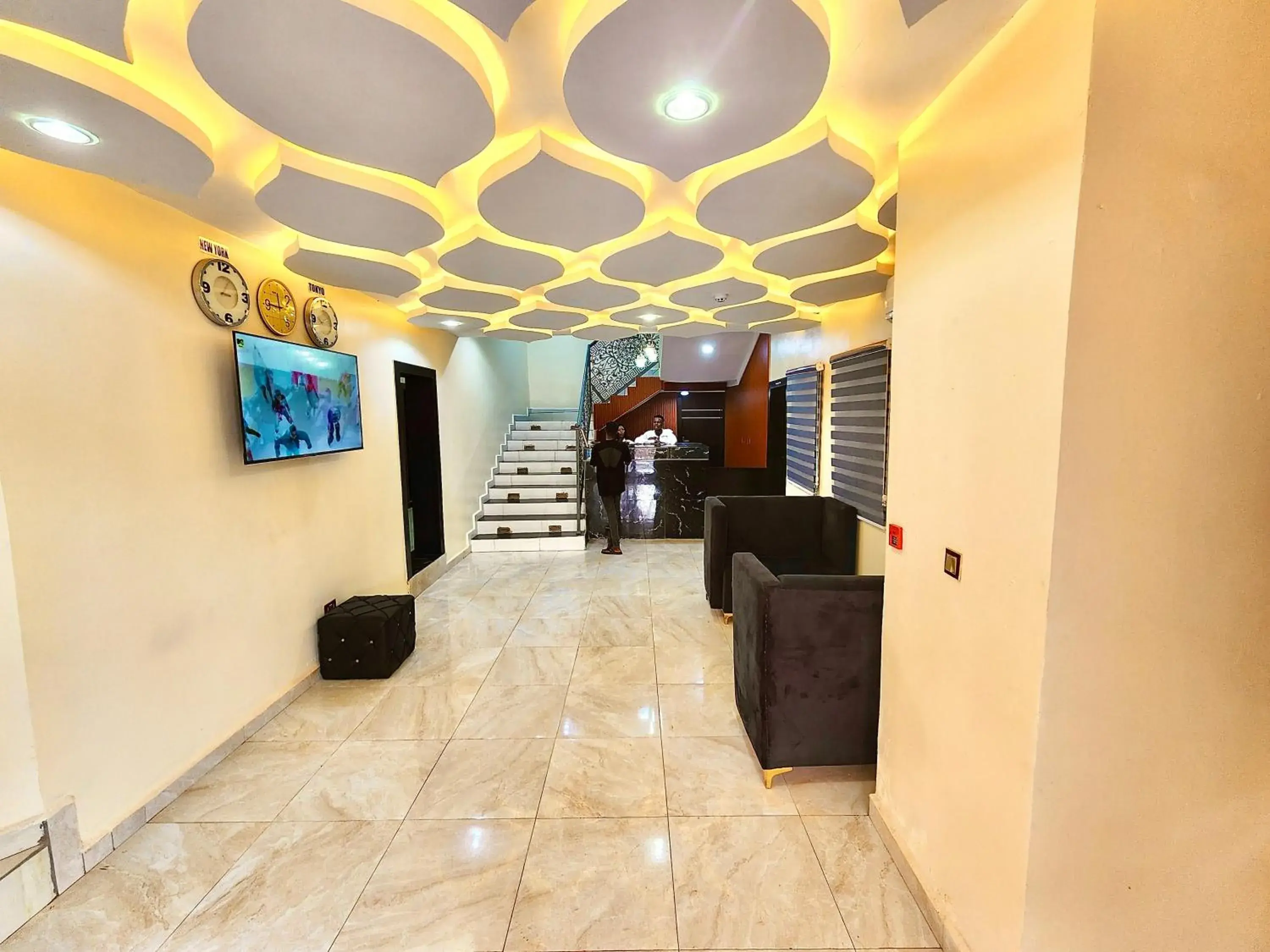 Lobby or reception in Buddiez Hotel & Resort Lobby or reception in Buddiez Hotel & Resort