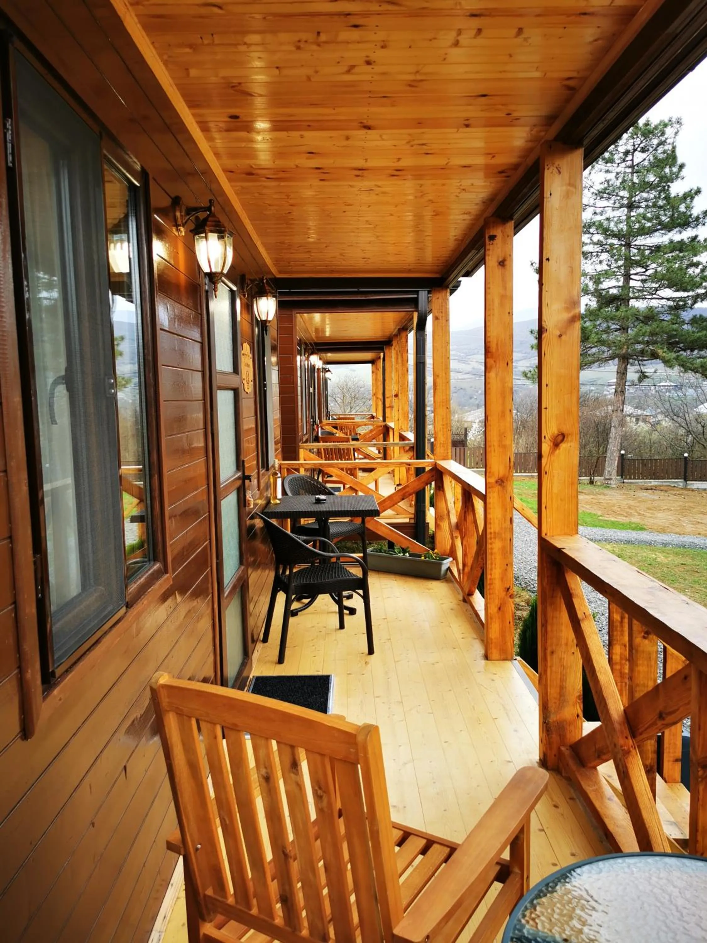 Seating area in Chateau Ateni Cottages
