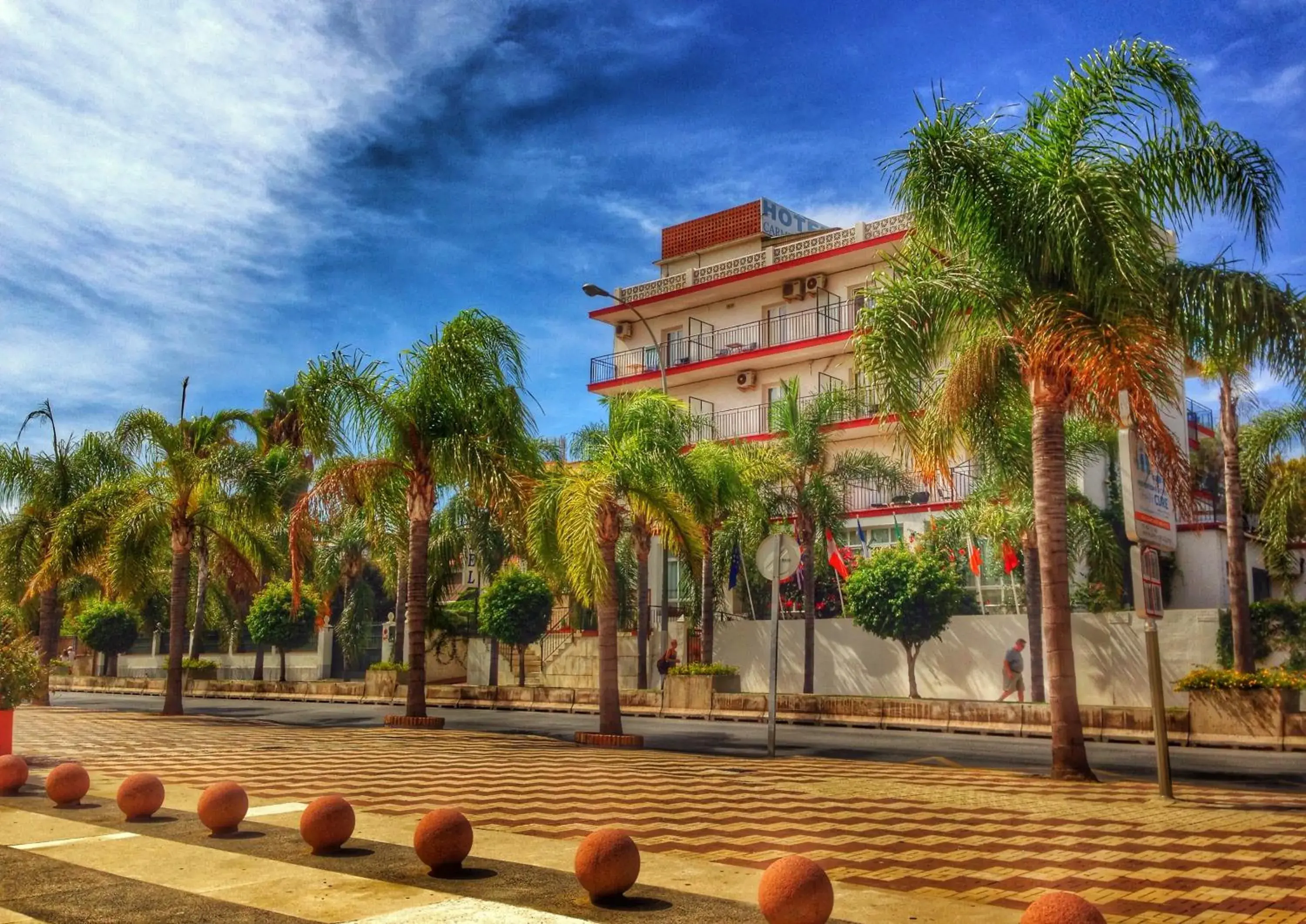 Property building in Hotel Carmen Teresa Property building in Hotel Carmen Teresa