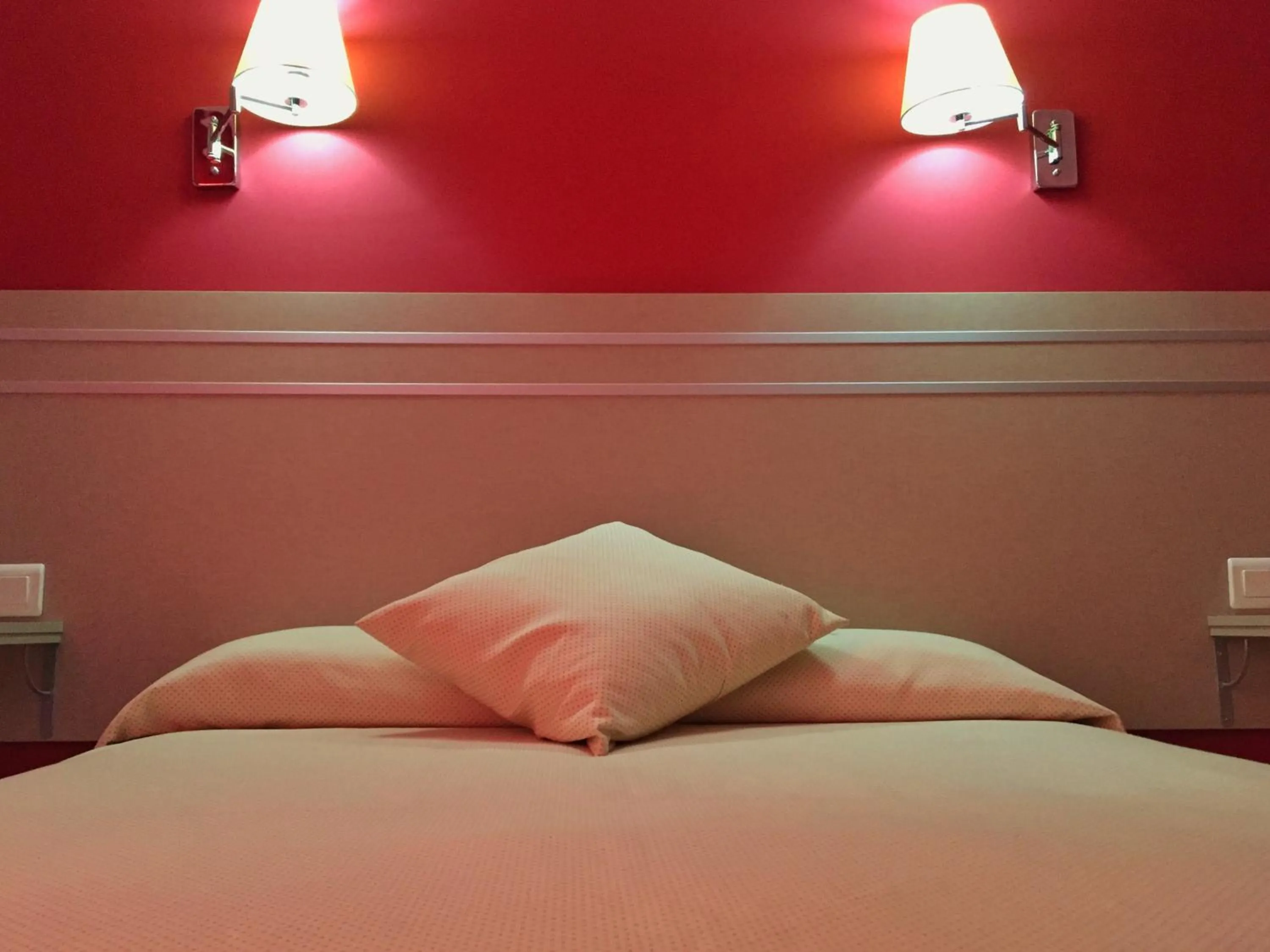 Bed in Hotel Carmen Teresa