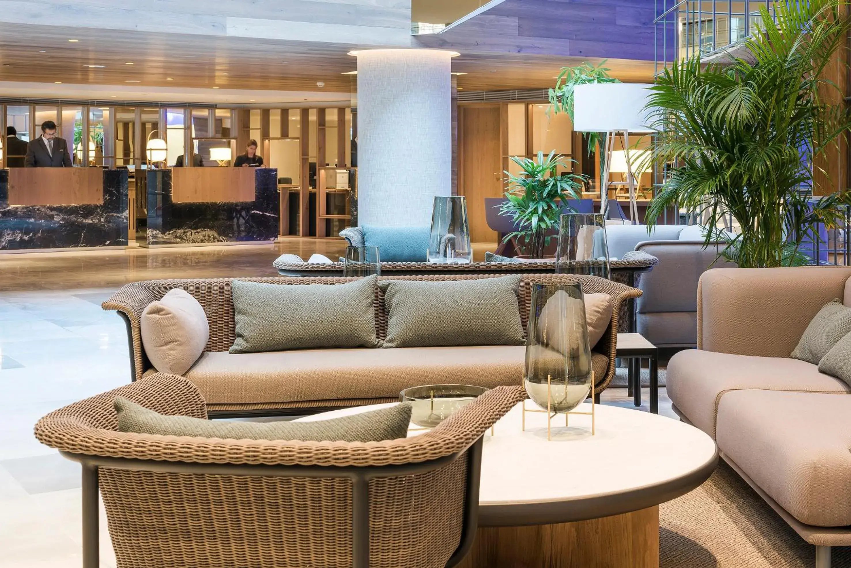 Lobby or reception in Meliá Palma Marina Lobby or reception in Meliá Palma Marina