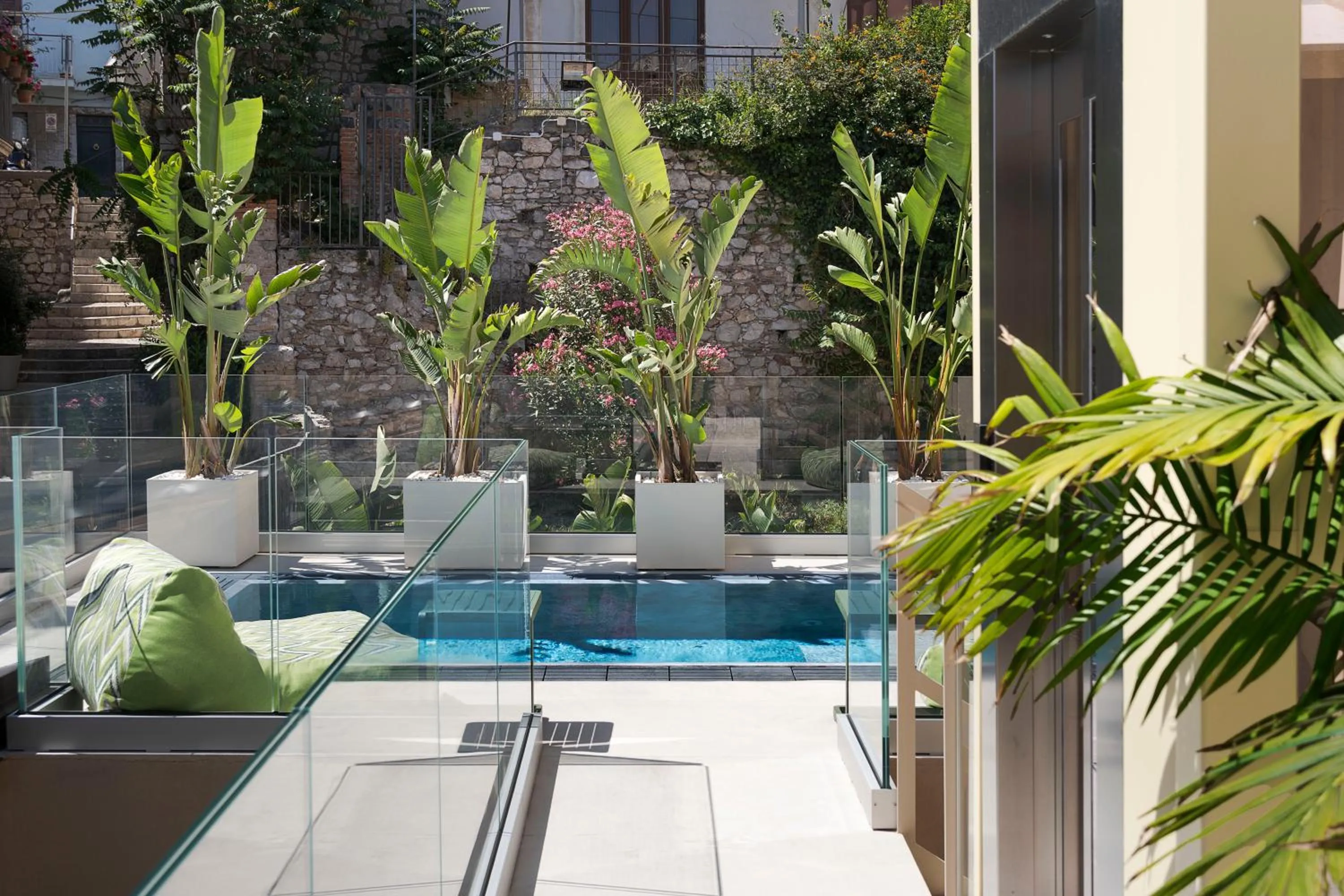 Swimming pool in Taormina Infinity Suites
